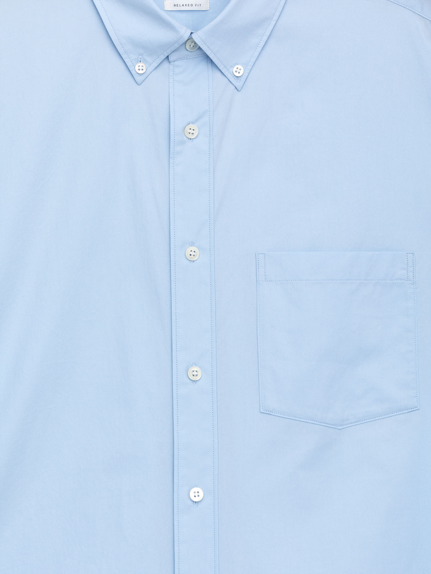 Relaxed Poplin Shirt - Light Blue - Relaxed fit - Men - StillMedia/DescriptiveDetail - 2