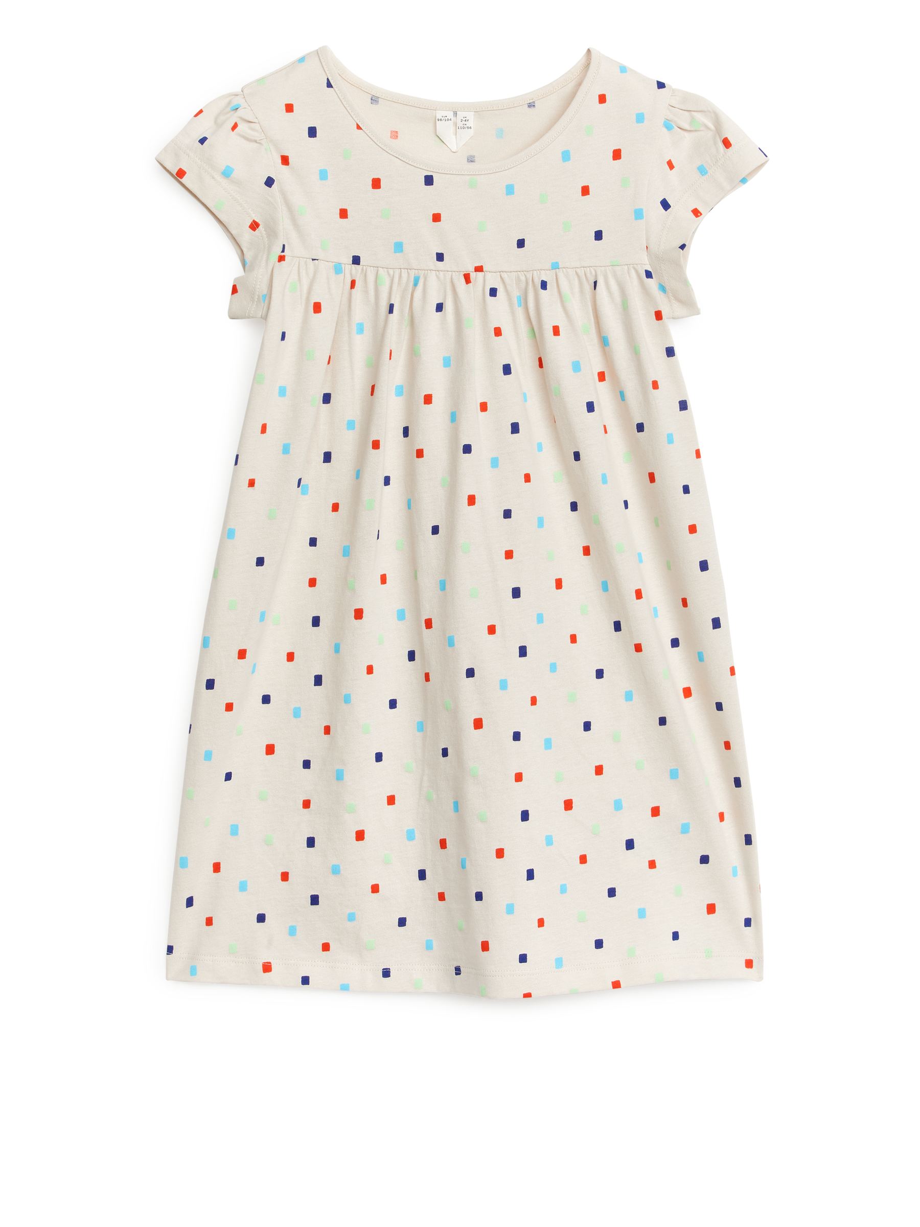 Kortärmat nattlinne-#DCD6C7-1185