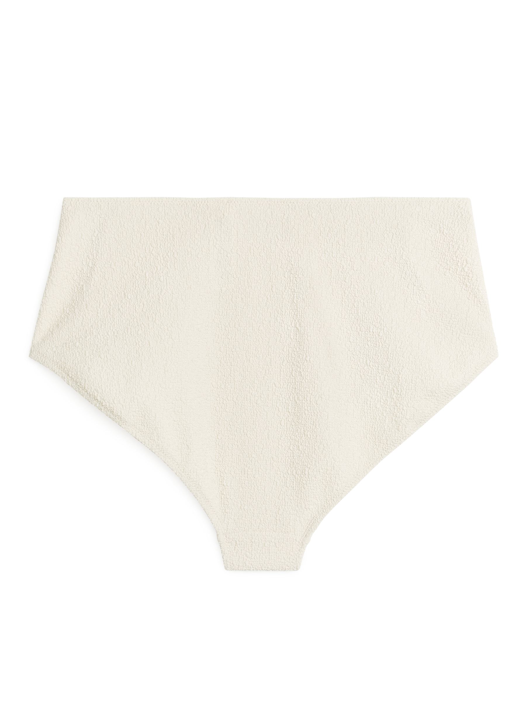 Braguita de bikini texturizada de cintura alta - Blanco roto - Women - StillMedia/DescriptiveStillLife - 2