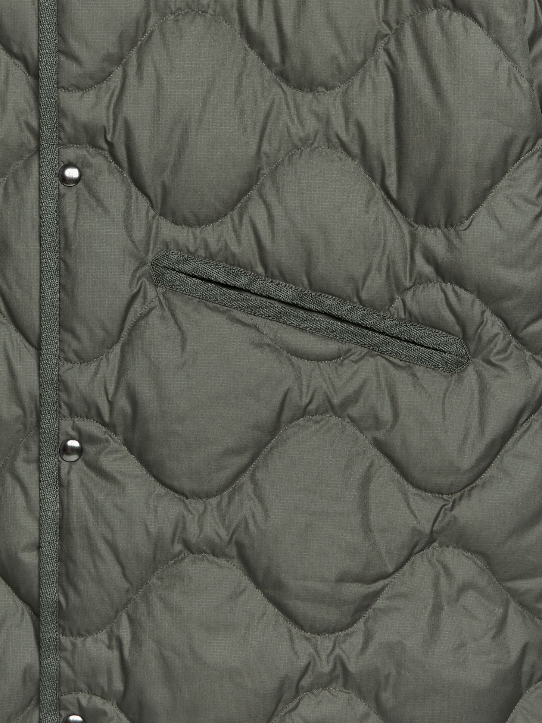 Abrigo acolchado con forro de plumón - Verde oscuro - Oversized - Men - StillMedia/DescriptiveDetail - 2