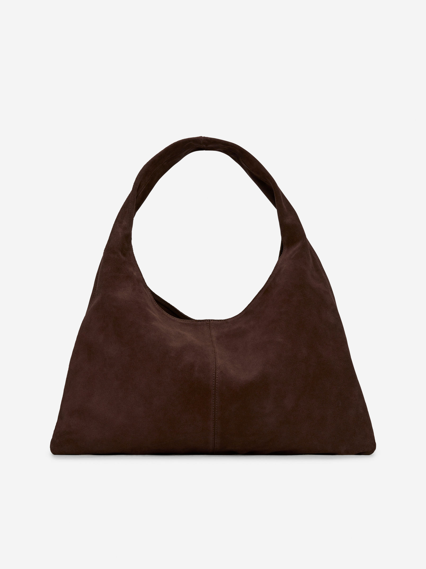 Borsa in pelle scamosciata - Marrone scuro - Women - StillMedia/DescriptiveStillLife - 2