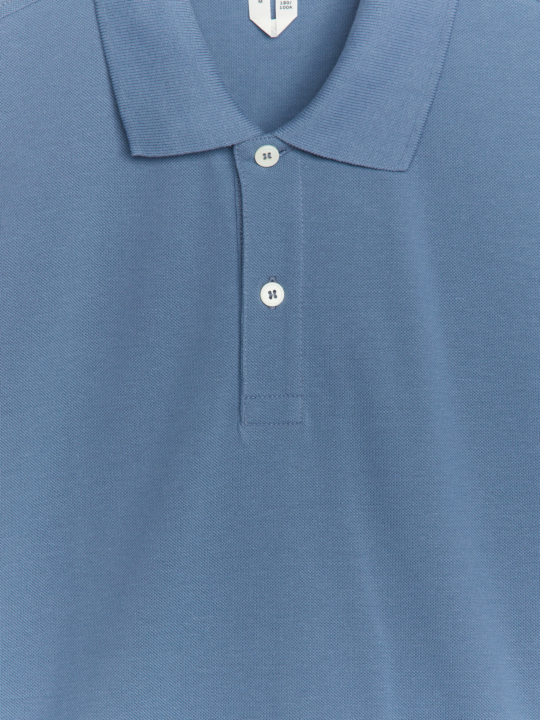 Piqué Polo Shirt - Blue - Regular fit - Men - StillMedia/DescriptiveDetail - 2