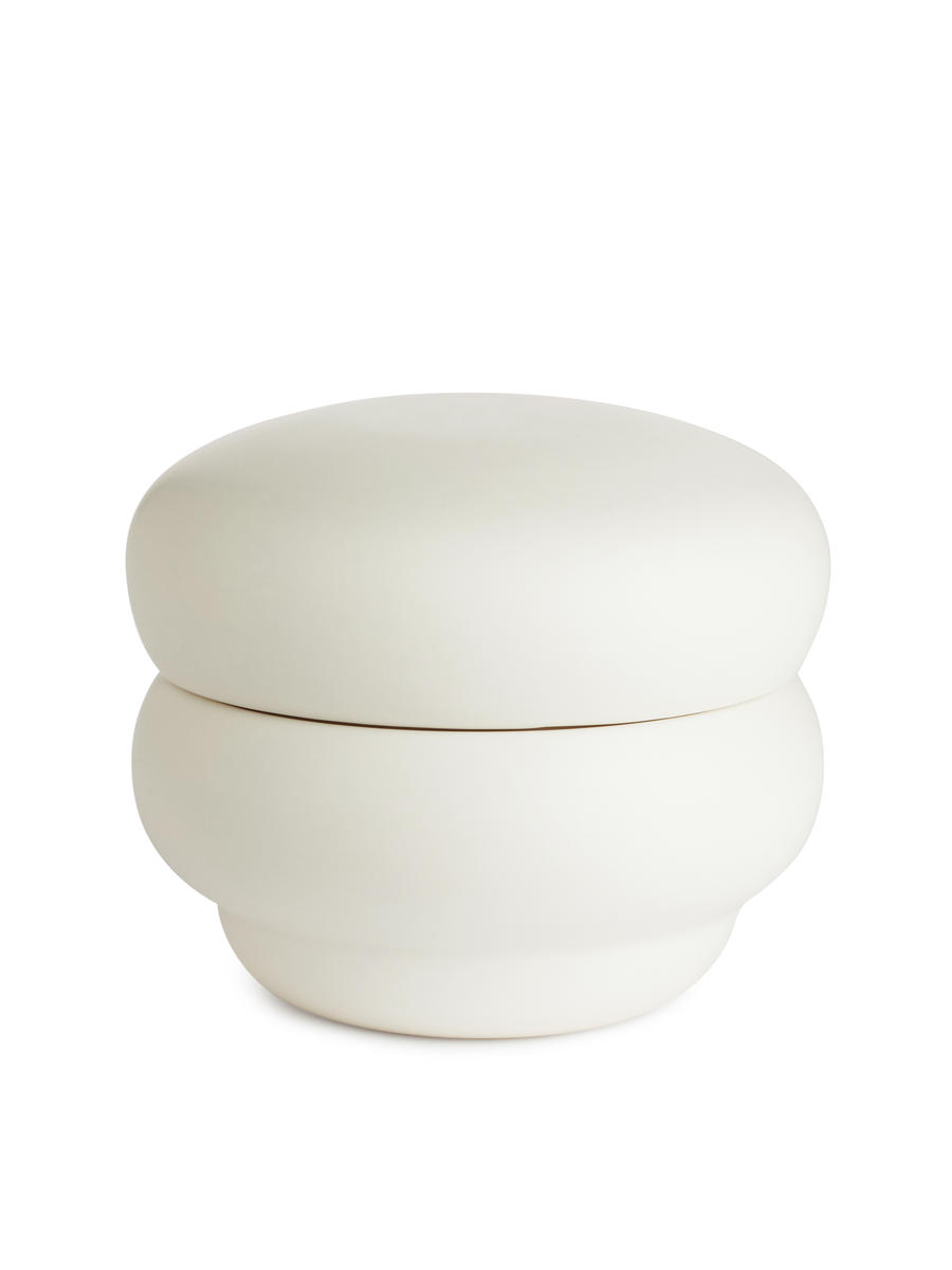 Stoneware Canister-#FFFFFF-6990