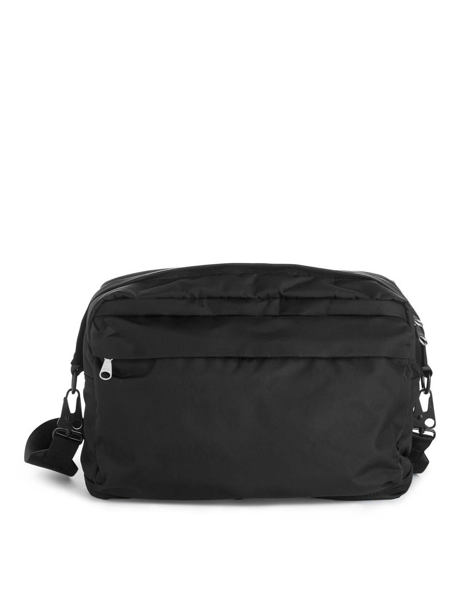 Nylon A4 Shoulder Bag - Black - Travel - 1186456001