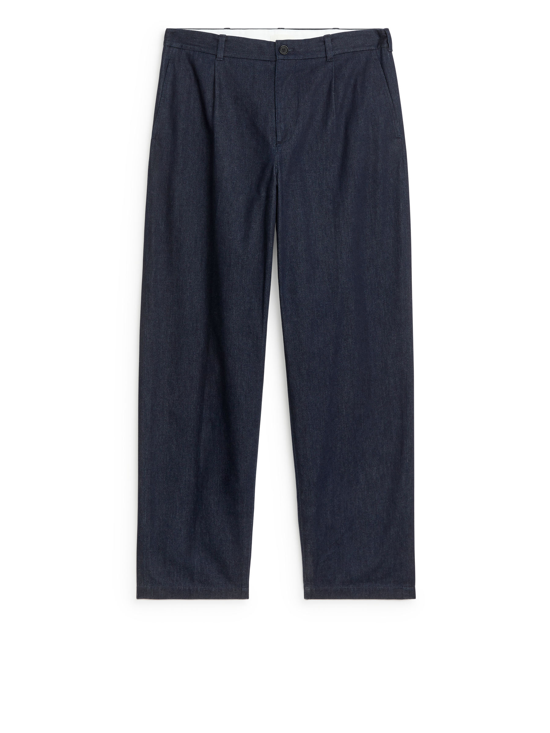 Lockere Chinohose aus Denim-#383A43-8281