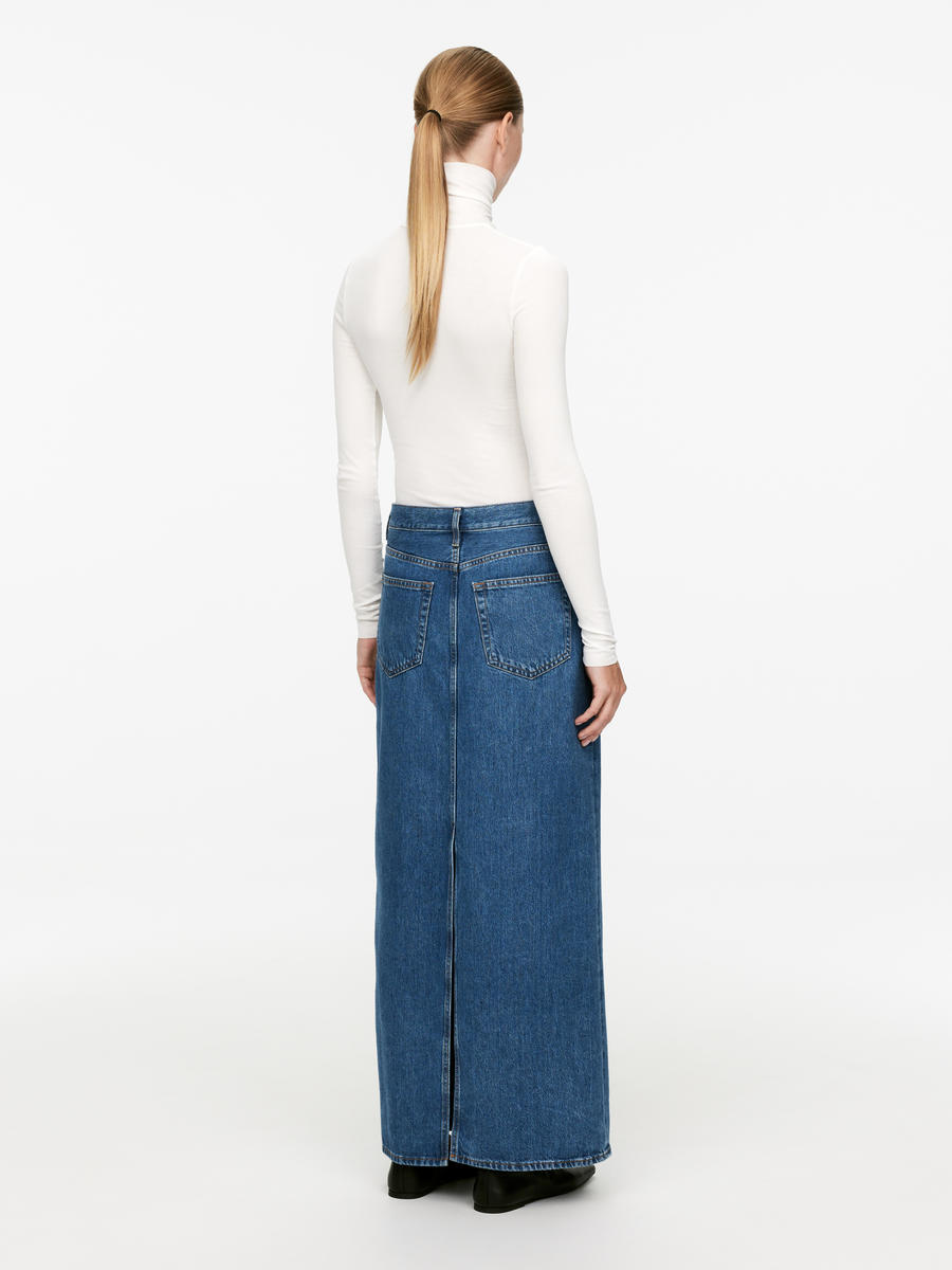 Maxi-Jeansrock - Blau - Women - 1241483001