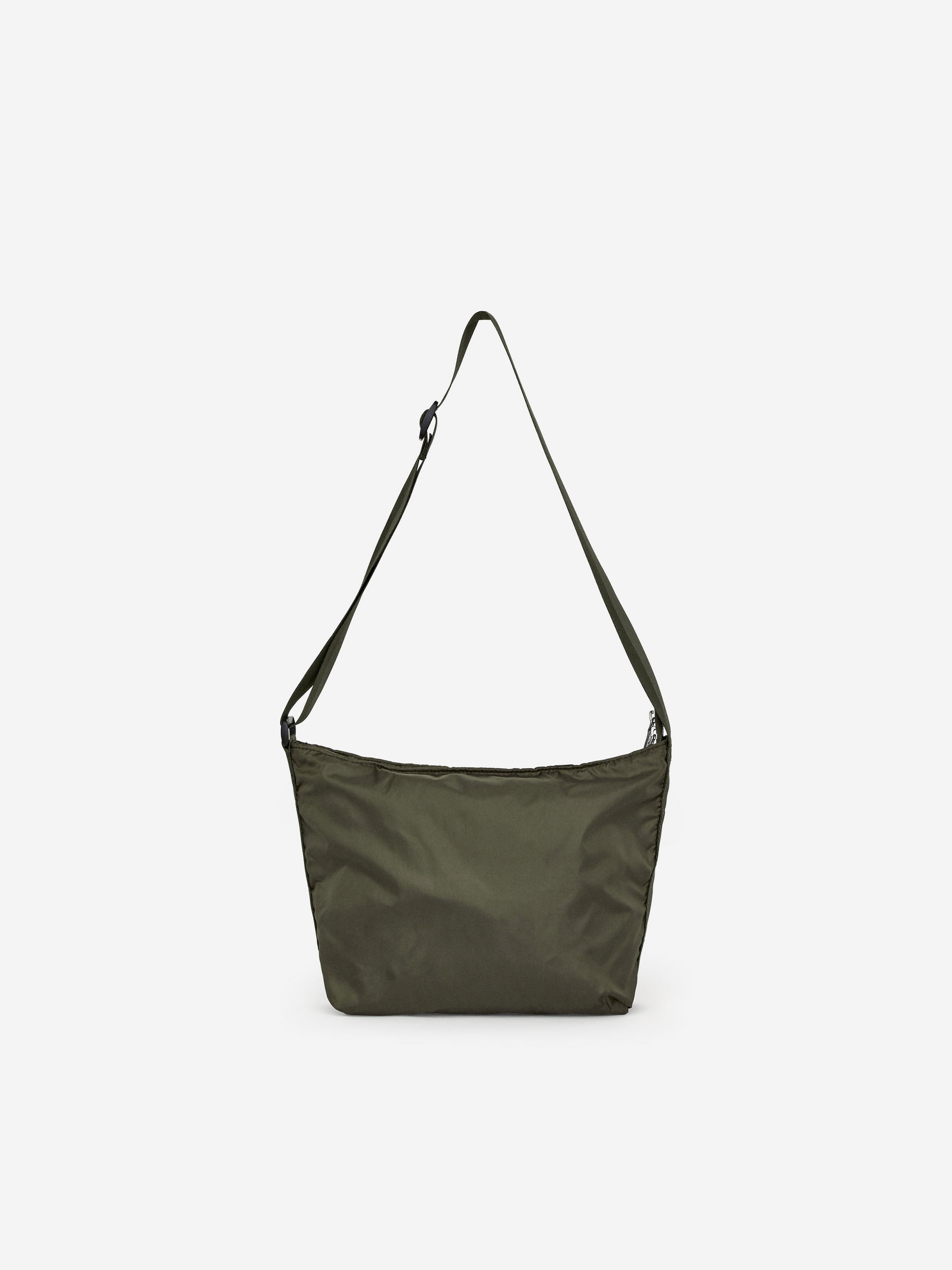 Kleine, faltbare Kuriertasche-#57564B-14883