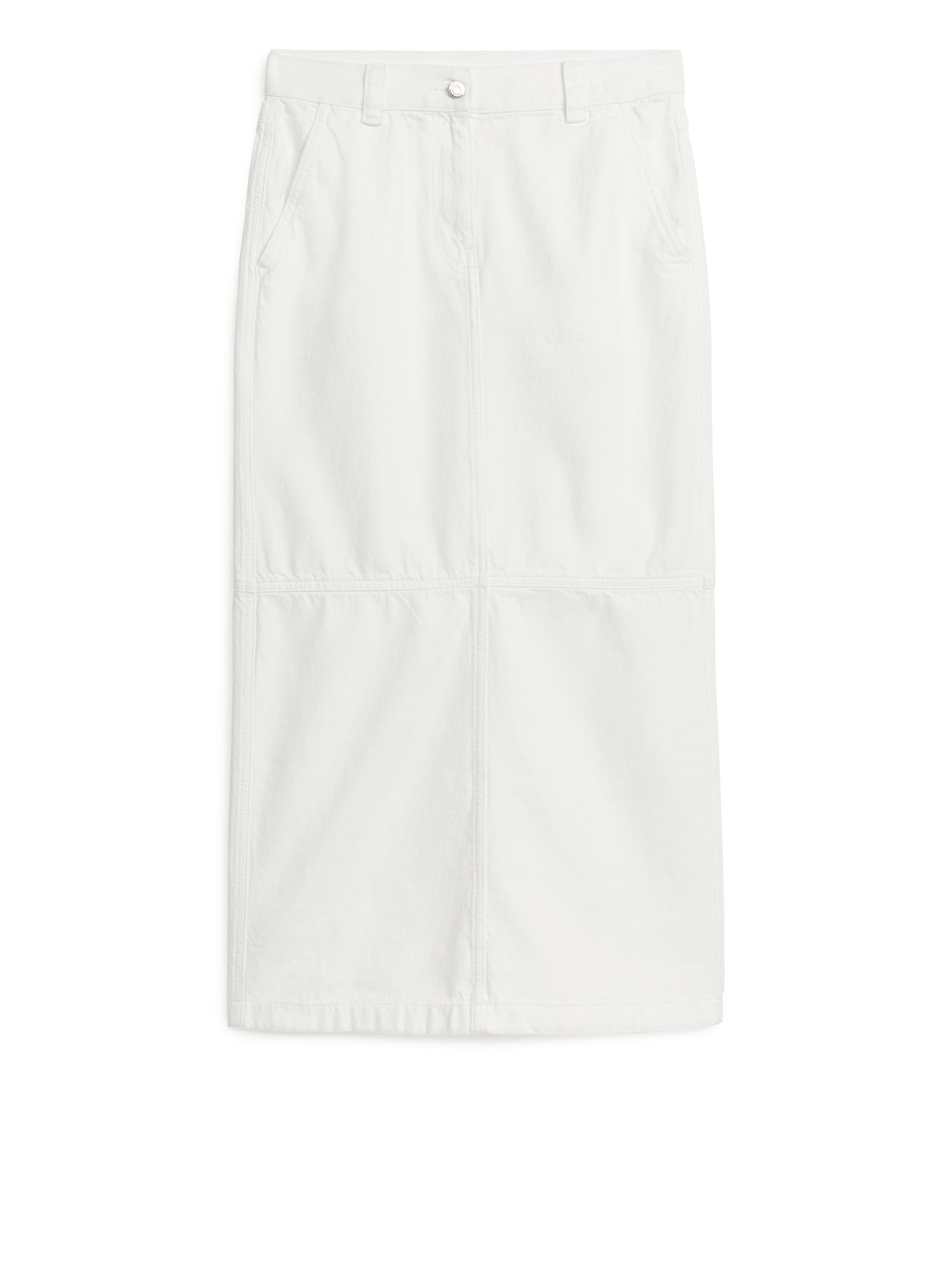 Maxi gonna in denim - Bianco - Women - StillMedia/DescriptiveStillLife - 9