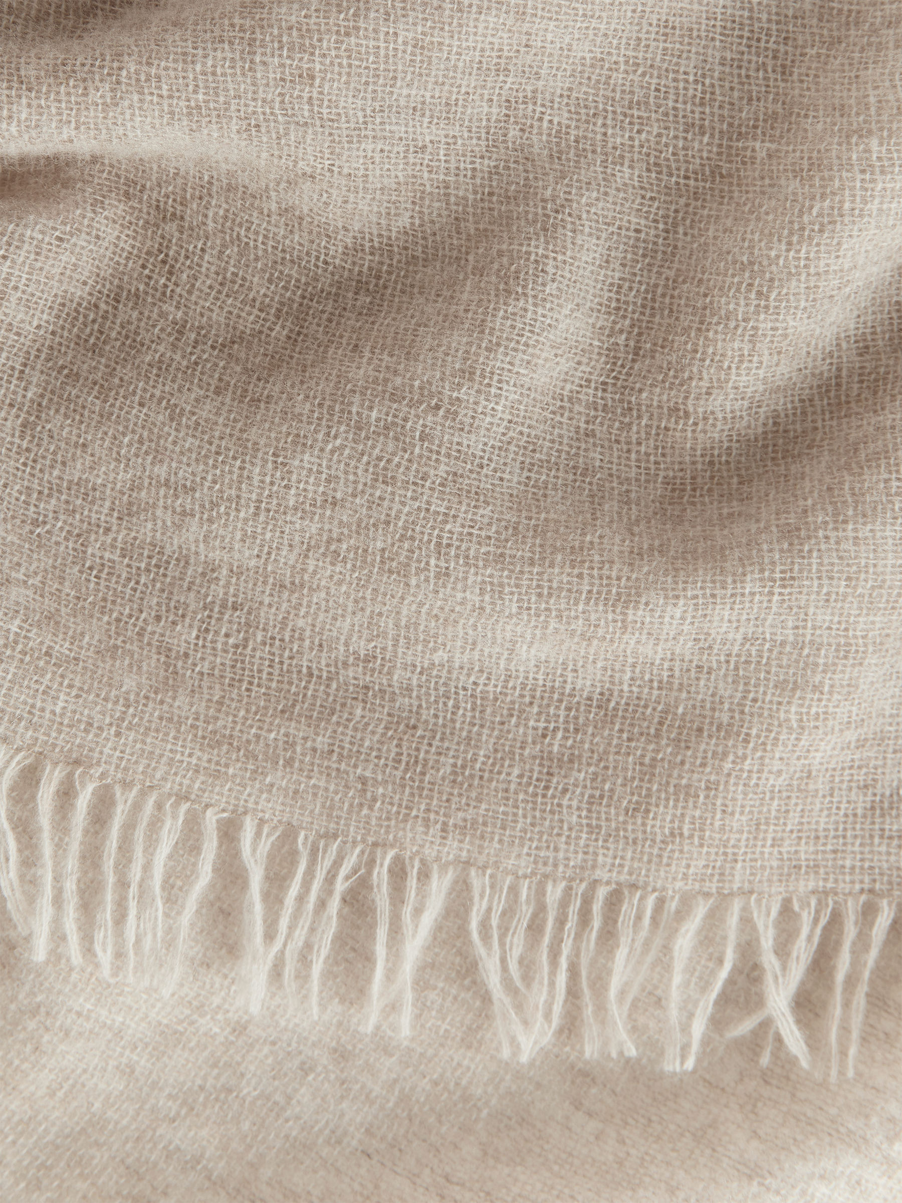 Light Wool Scarf - Beige - Women - StillMedia/DescriptiveDetail - 1