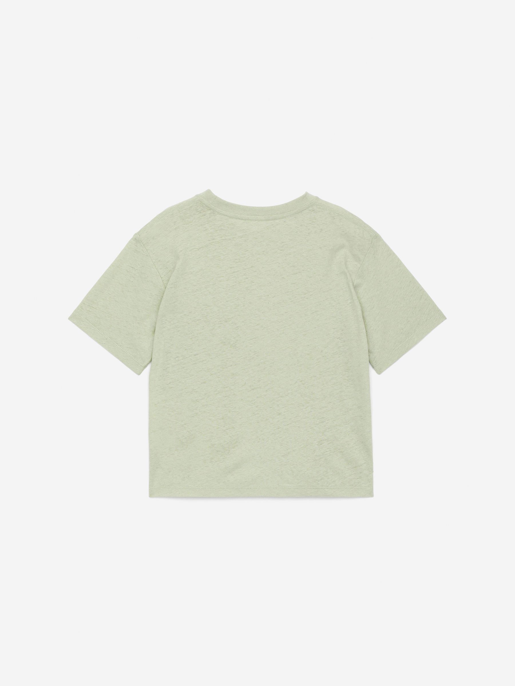 Cotton Linnen T-Shirt - Dusty Green - Regular fit - Children - StillMedia/DescriptiveStillLife - 3