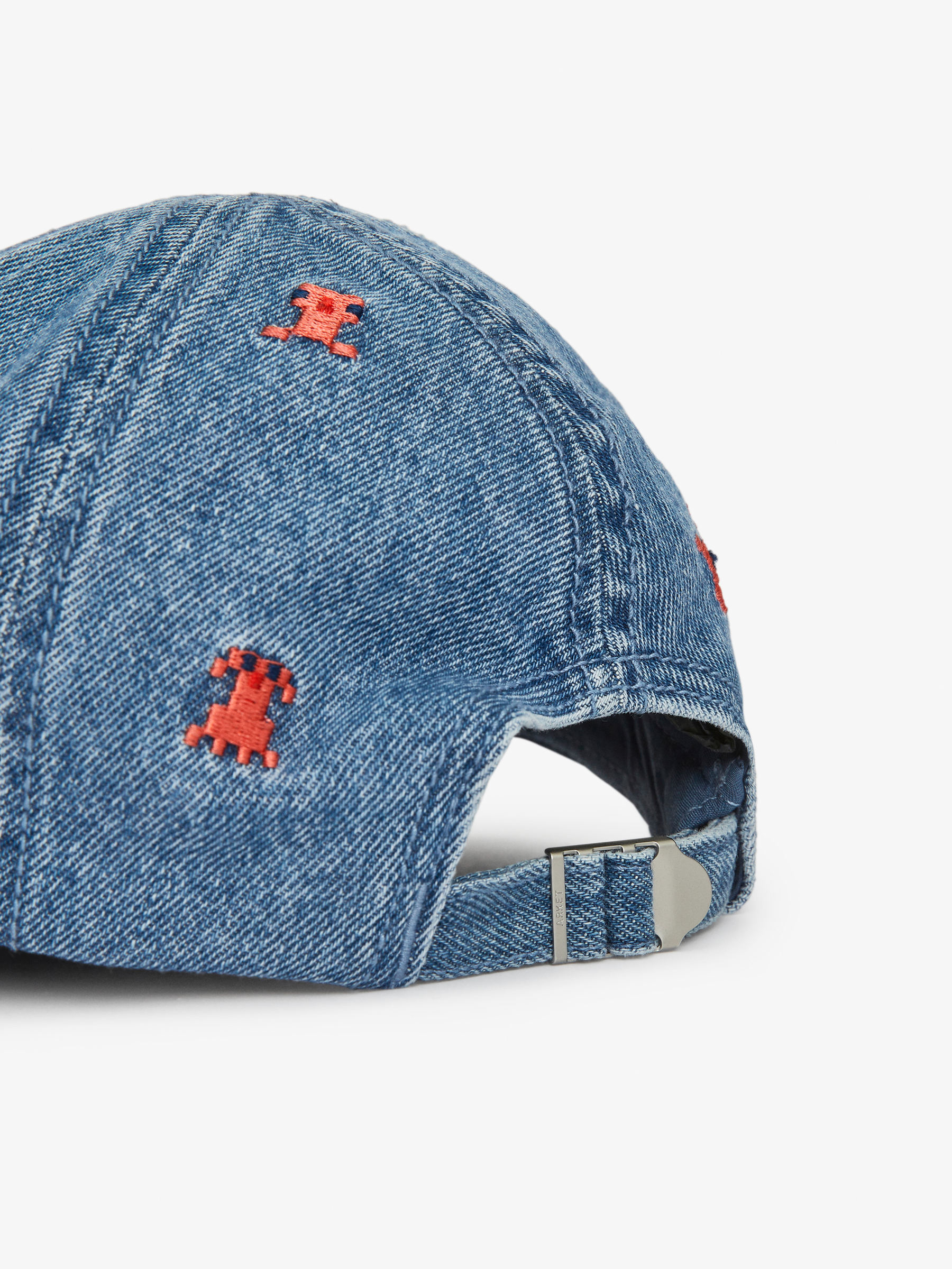 Embroidered Denim Cap-#333860-14200