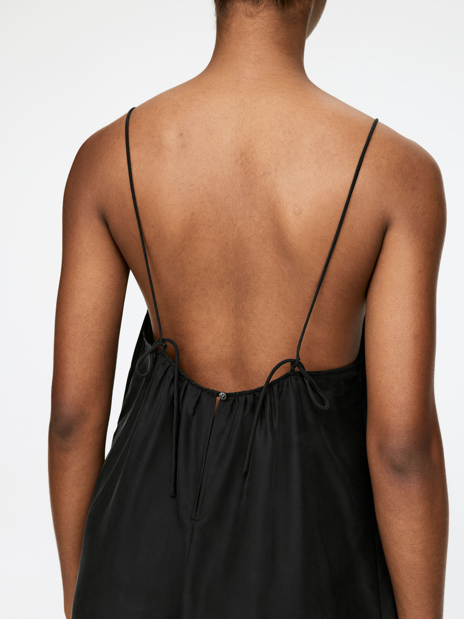 Silk Jumpsuit - Black - Loose fit - Women - StillMedia/Lookbook - 4