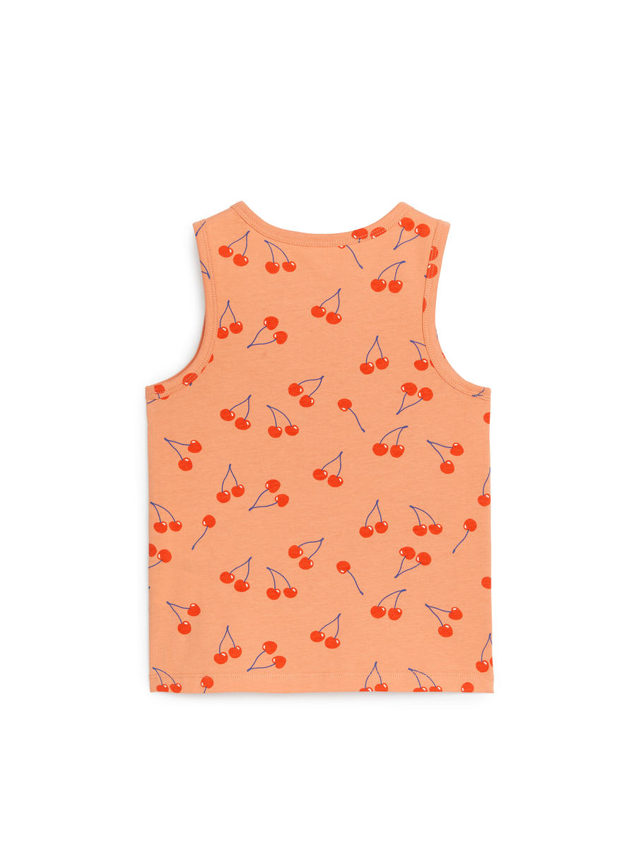 Tanktop mit Print - Orange - Slim Fit - Children - 1227143002