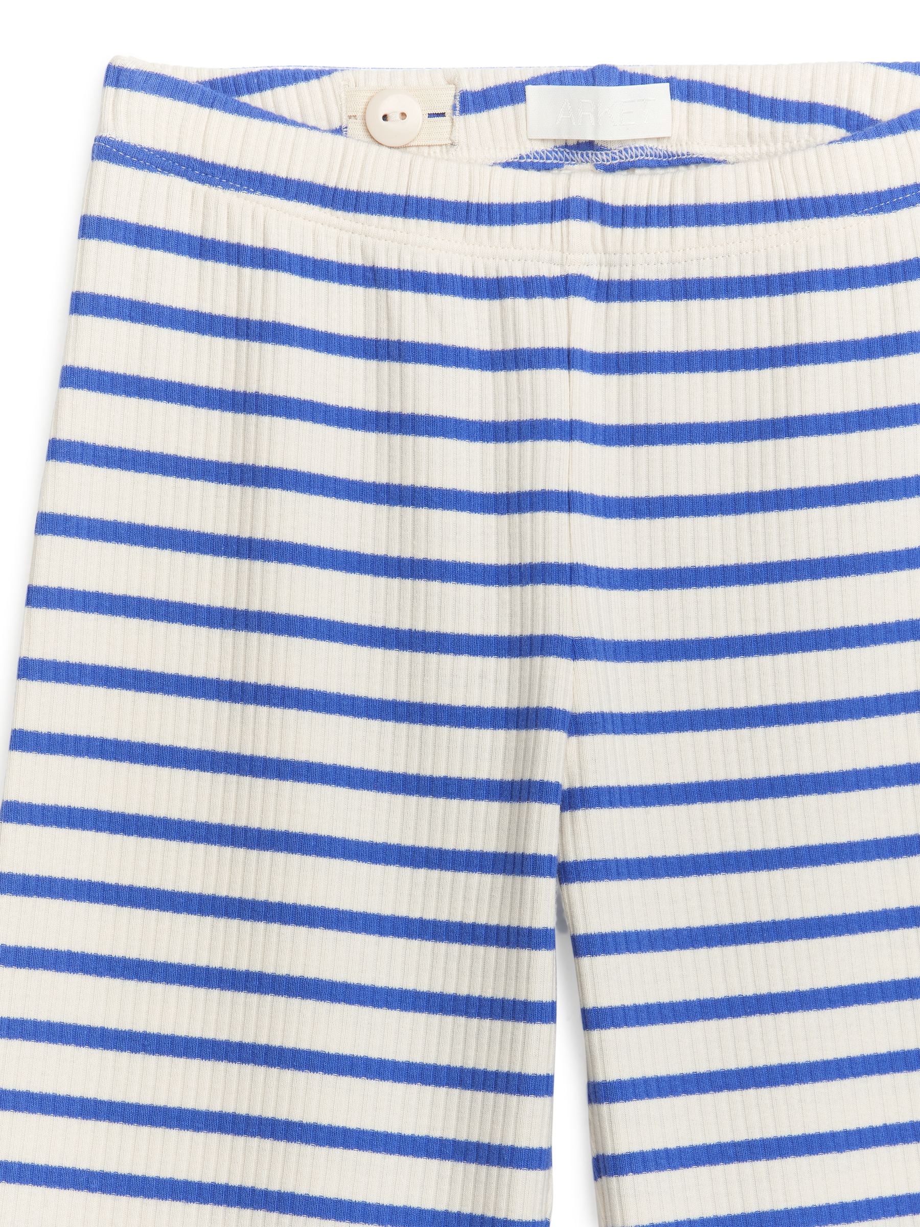 Pantalones de punto con volantes - Azul/rayas - Corte estándar - Children - StillMedia/DescriptiveDetail - 1