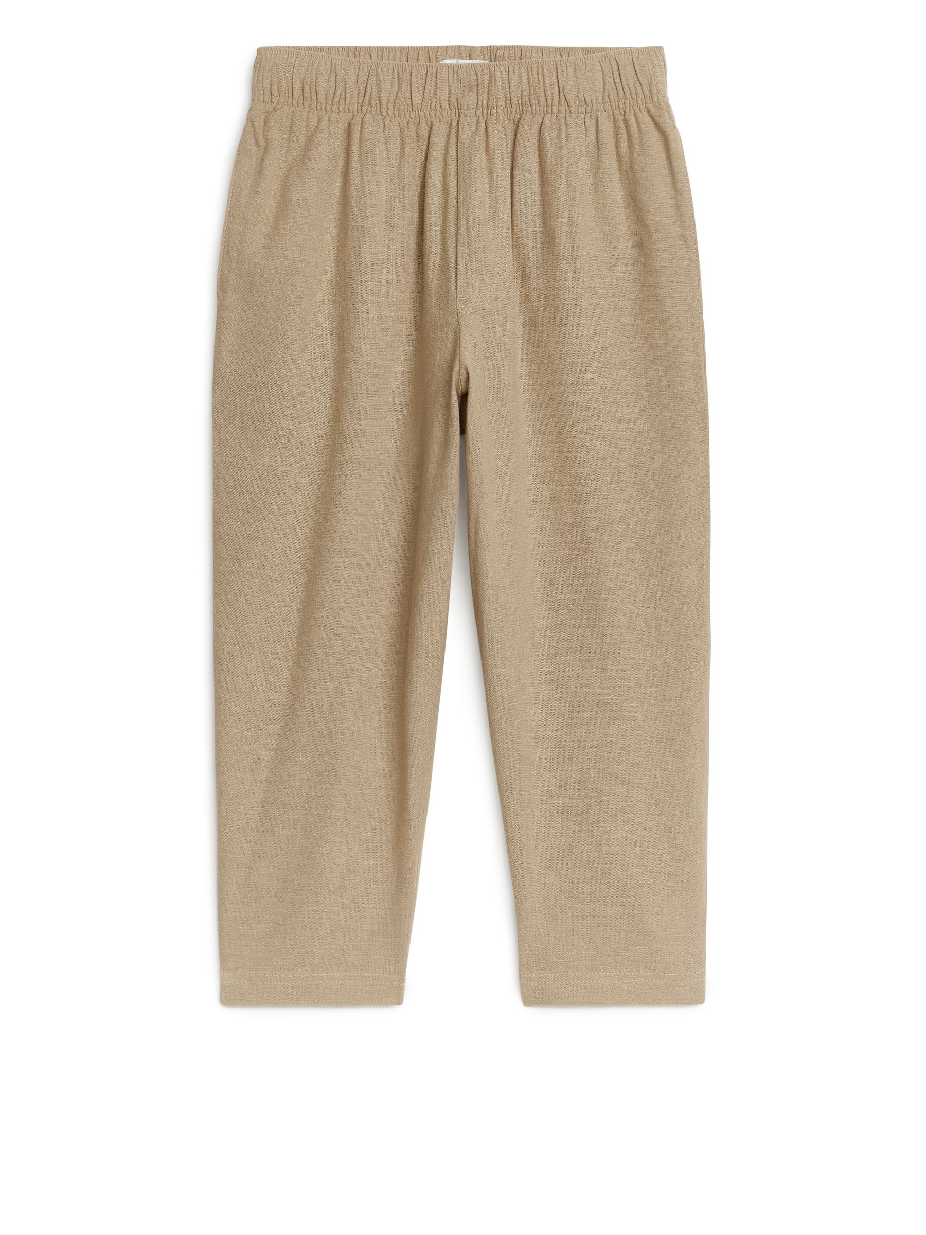 Pantaloni in lino dalla vestibilità rilassata - Beige - Regular fit - Children - StillMedia/DescriptiveStillLife - 1