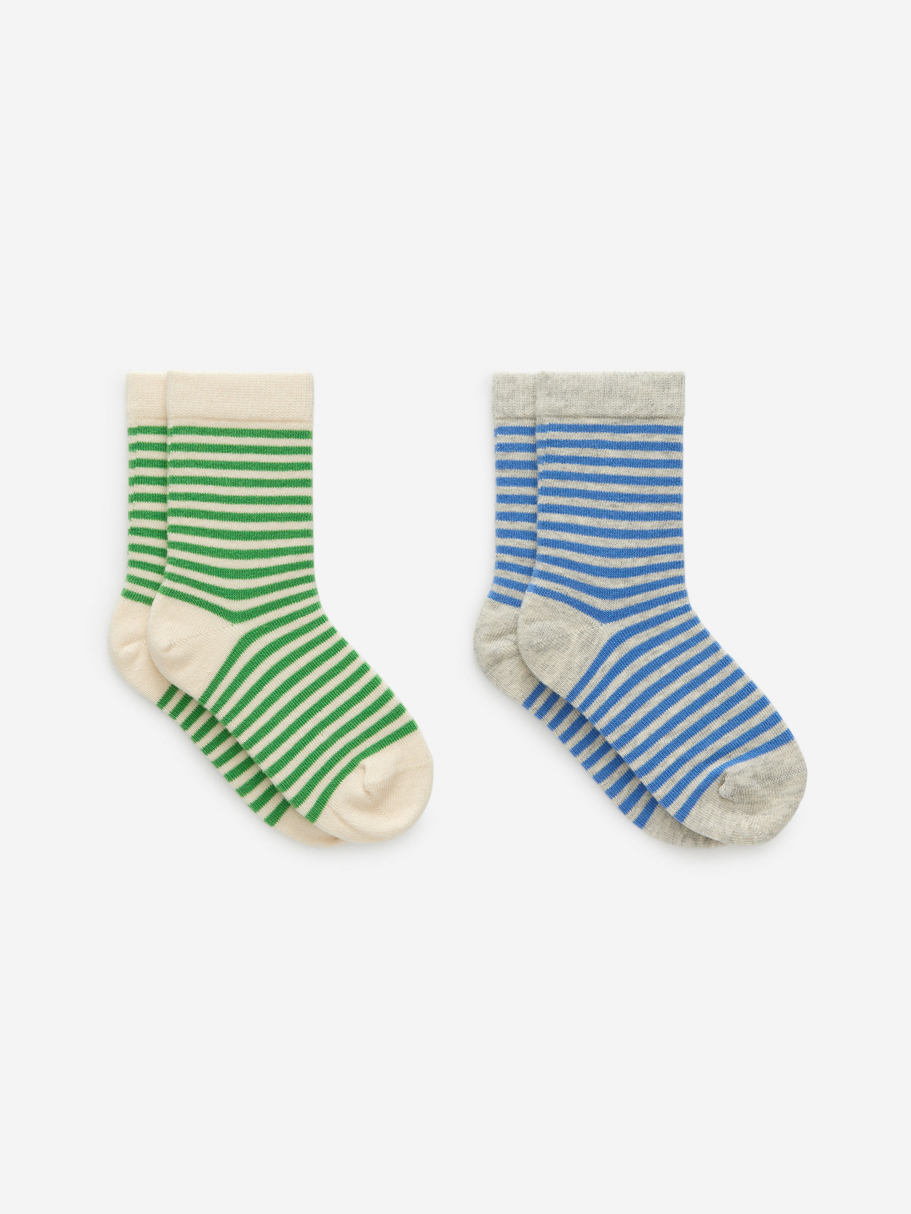 Chaussettes jacquard, 2 paires - Gris/Blanc cassé - Enfant - StillMedia/DescriptiveStillLife - 6
