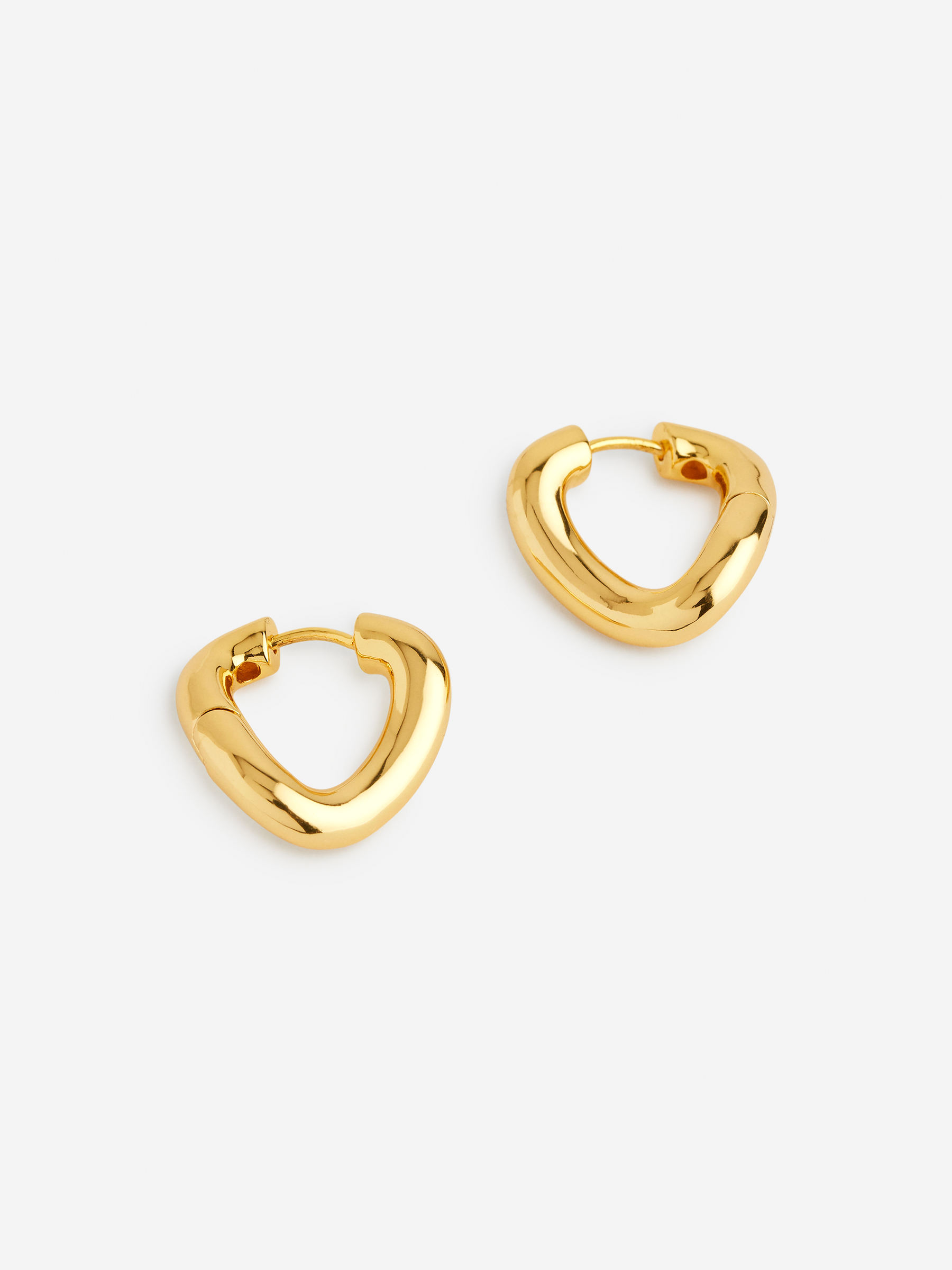 Gold-Plated Twisted Hoop Earrings-#DECA94-12476