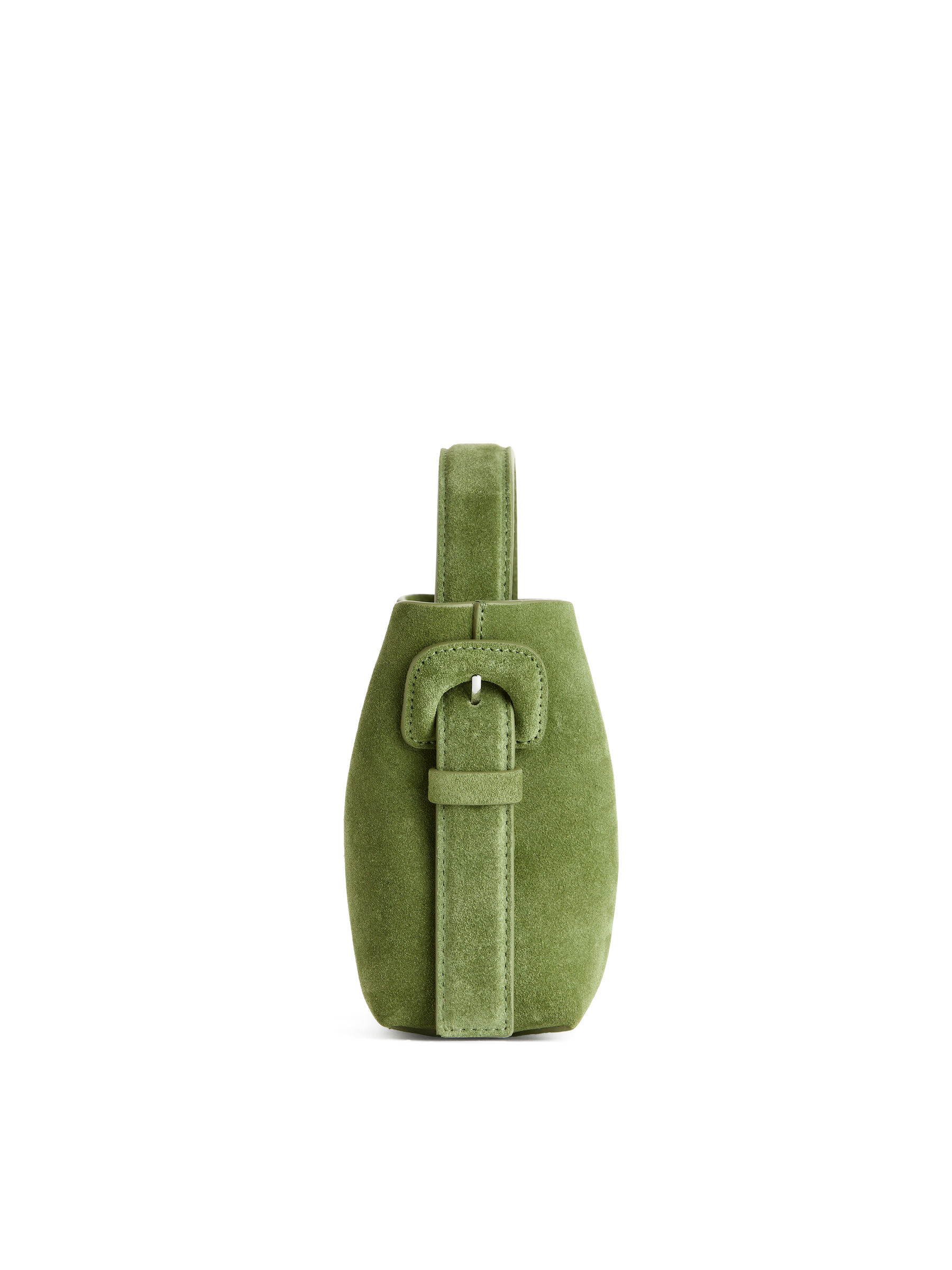 Bolso bandolera de ante - Verde - Women - StillMedia/DescriptiveStillLife - 5