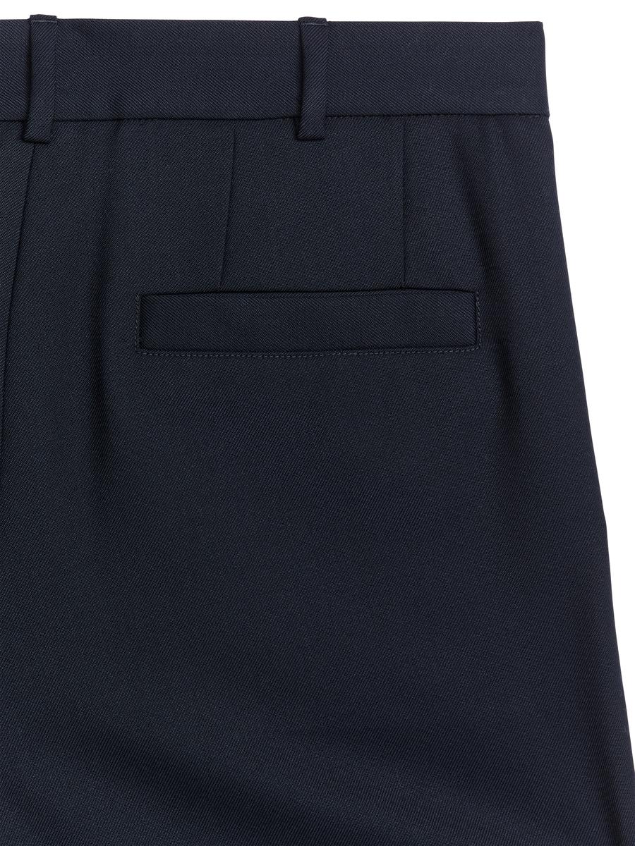 Straight-Fit Twill Trousers-#272930-439