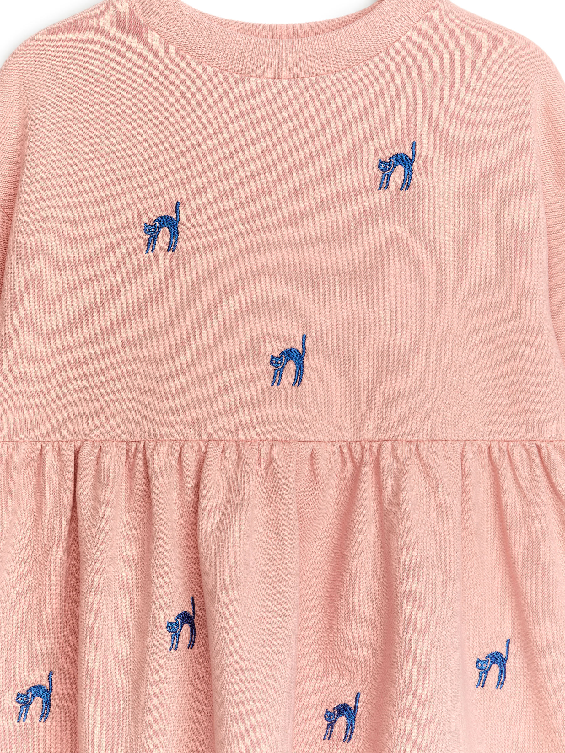 Abito stile felpa con ricami - Rosa pallido - Oversize - Children - StillMedia/DescriptiveDetail - 3