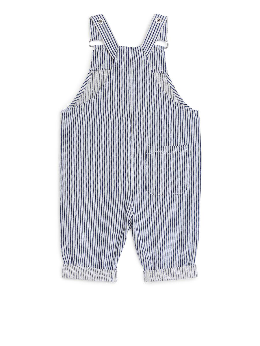 Striped Baby Dungarees-#333859-4662