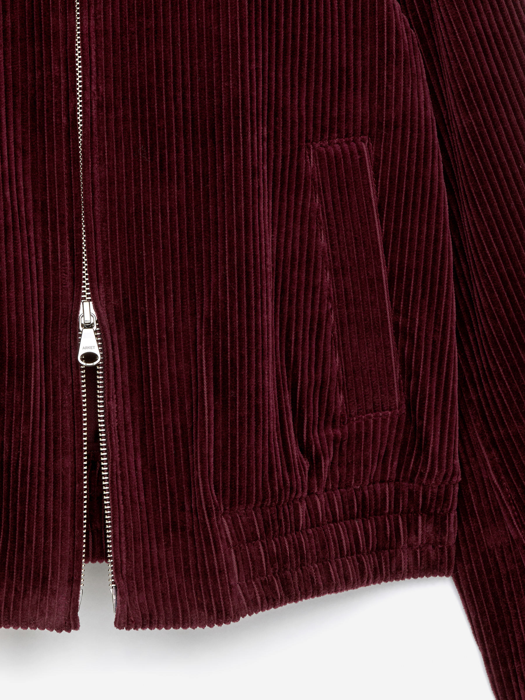 Corduroy Overshirt - Burgundy - Regular fit - Women - StillMedia/DescriptiveDetail - 1