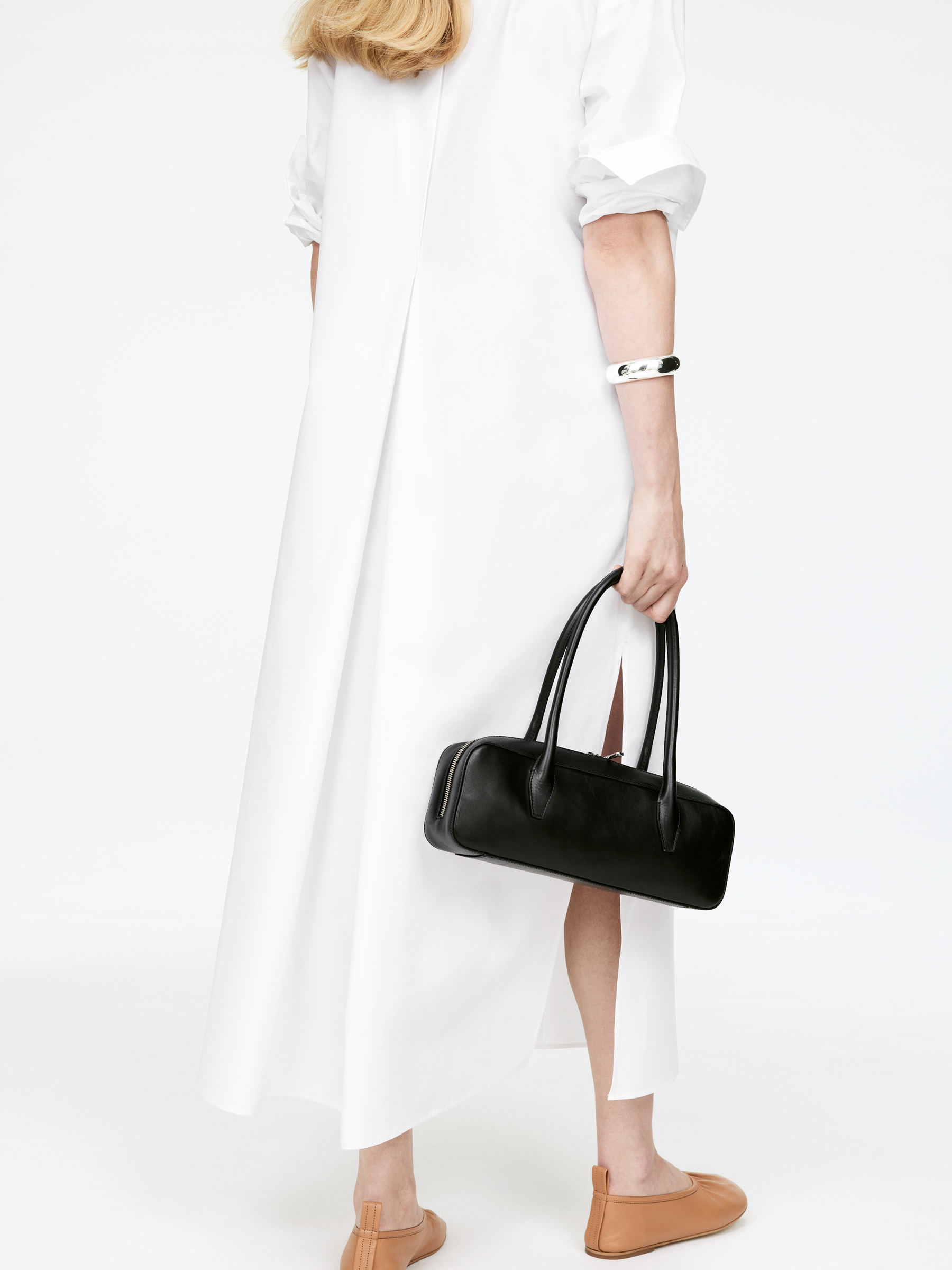 Oversized Shirt Dress - White - Oversized - Women - StillMedia/Lookbook - 7