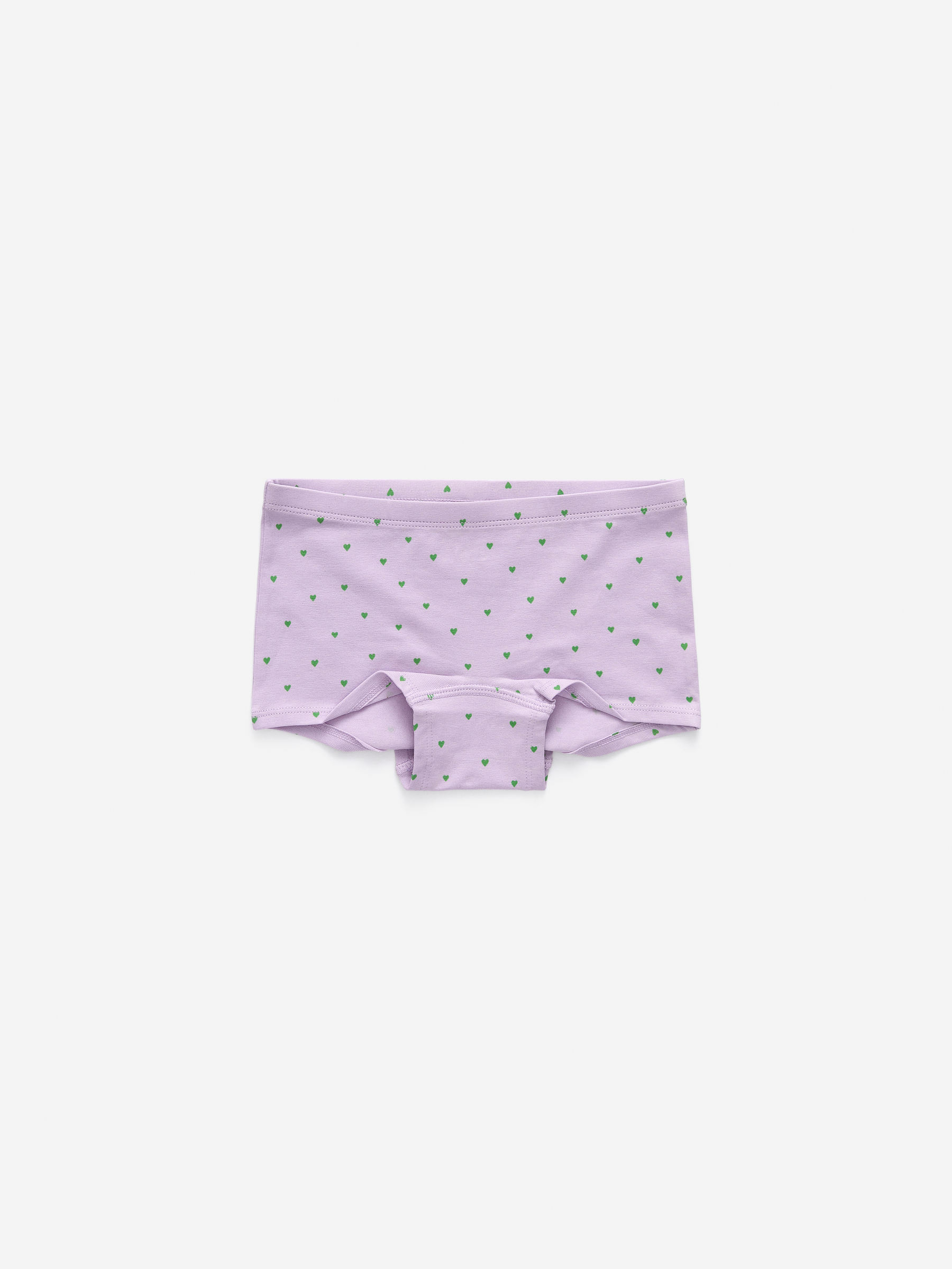 Cotton Jersey Boxers Set of 3 - Lilac/Green/Hearts - Children - StillMedia/DescriptiveDetail - 3