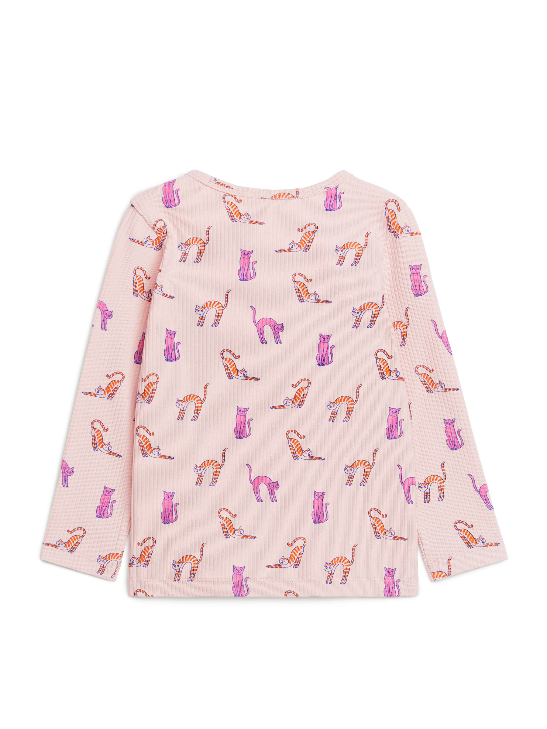 Prążkowany top - Przydymiony różowy - Fason normalny - Children - StillMedia/DescriptiveStillLife - 3