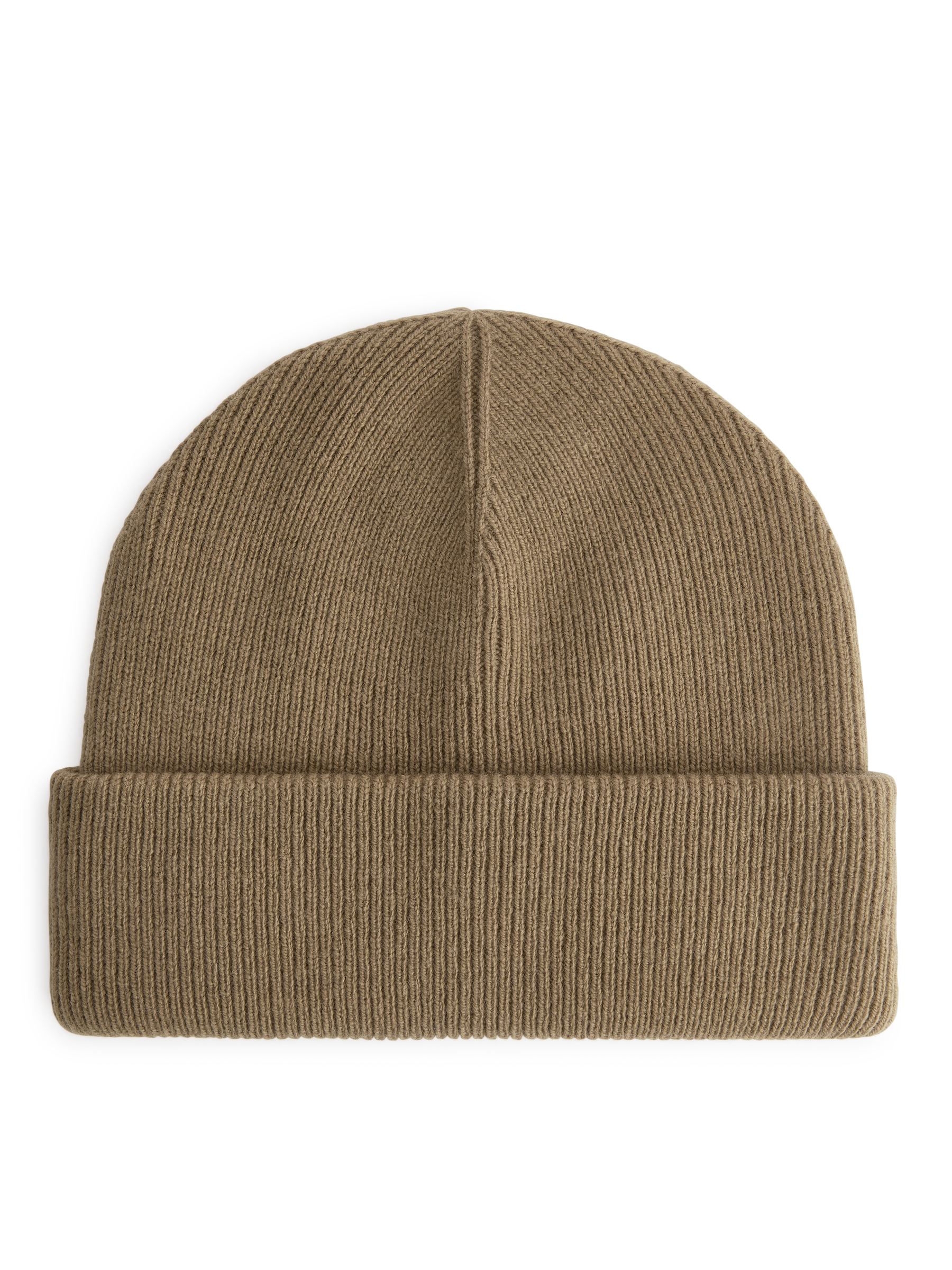 Chunky Wool Beanie-#8B6F55-10713