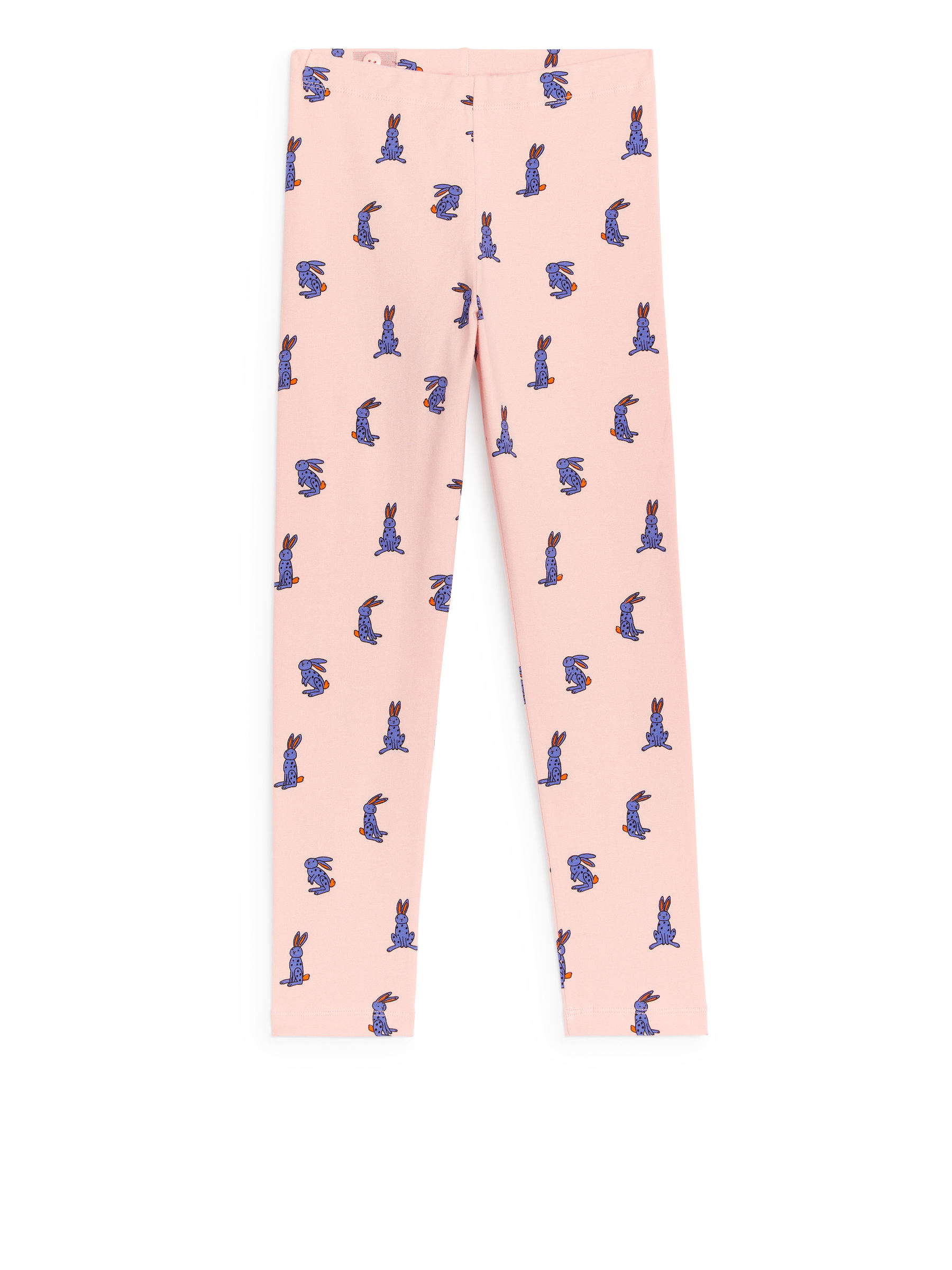 Jersey Leggings - Pink/Rabbits - Slim fit - Children - 0499926131