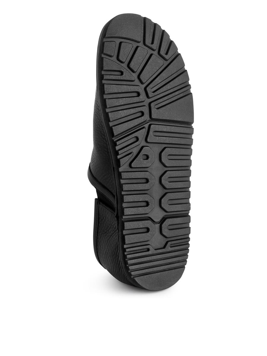 Slipper aus Leder - Schwarz - Men - 1150857001