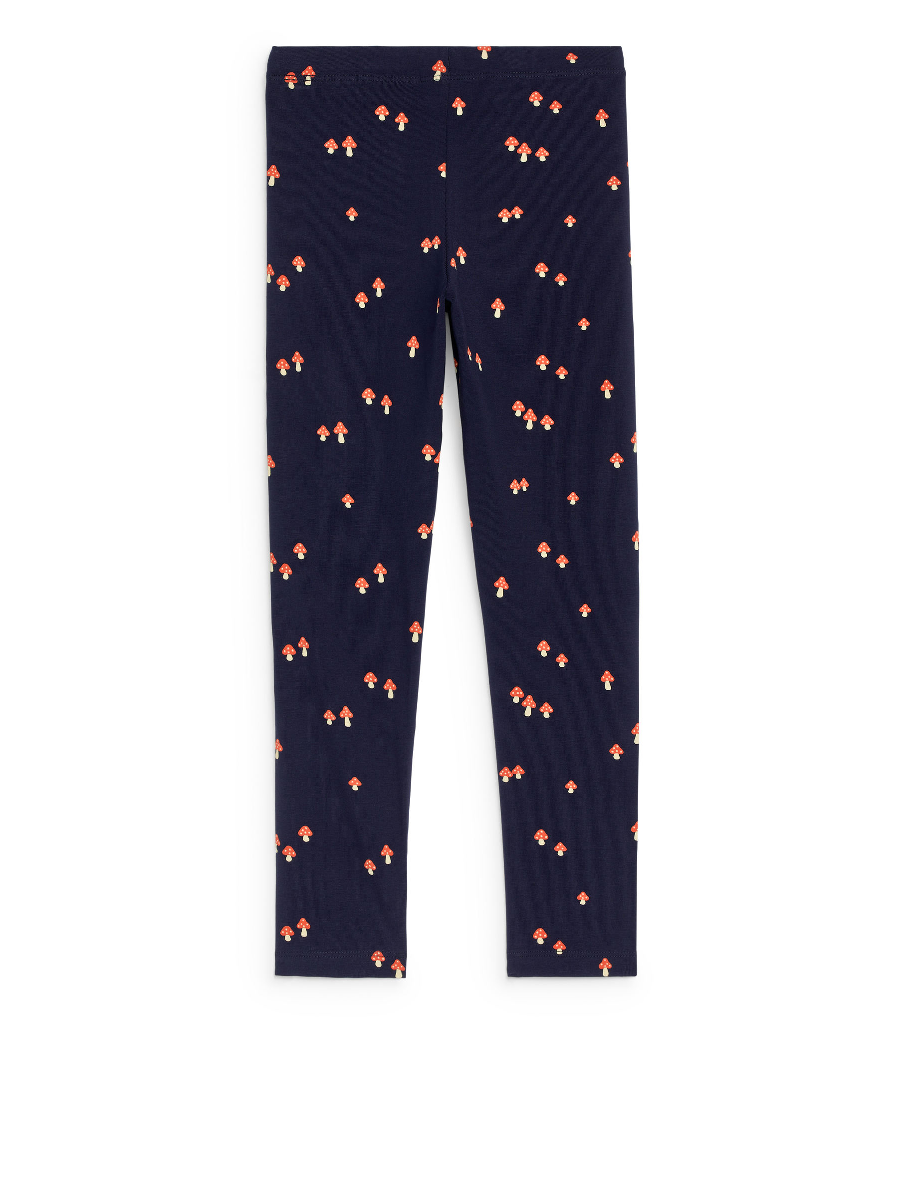Jersey Leggings - Dark Blue/Mushrooms - Slim fit - Children - StillMedia/DescriptiveStillLife - 2