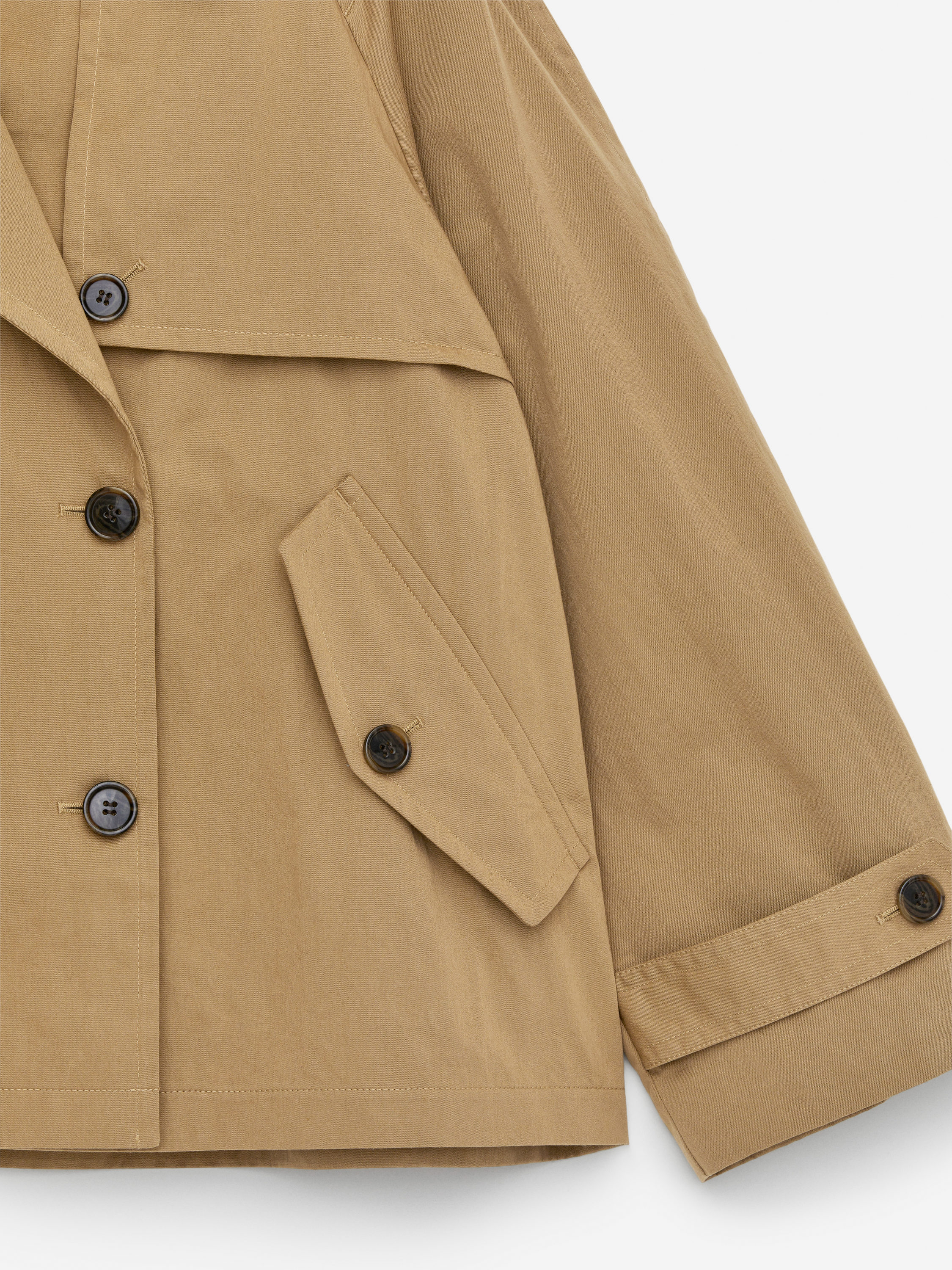 Short Trench Jacket – Beige – Women – ARKET NL Short Trench Jacket – Beige – Women – ARKET NL