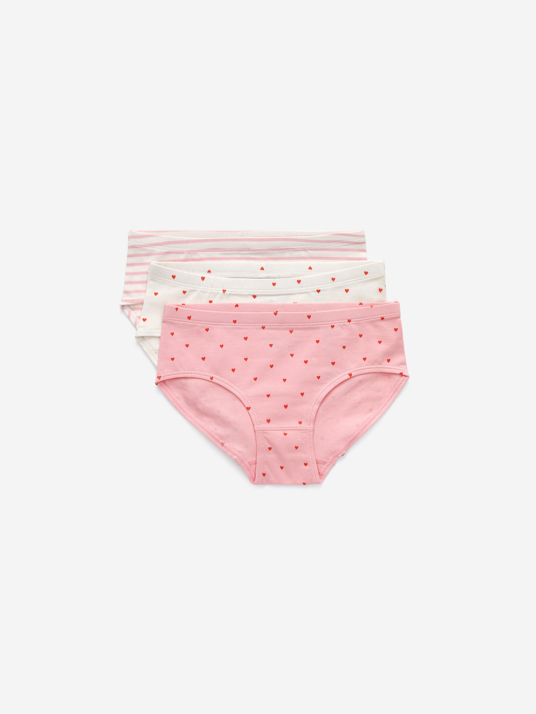 Cotton Jersey Briefs Set of 5-#E3B2C2-3684