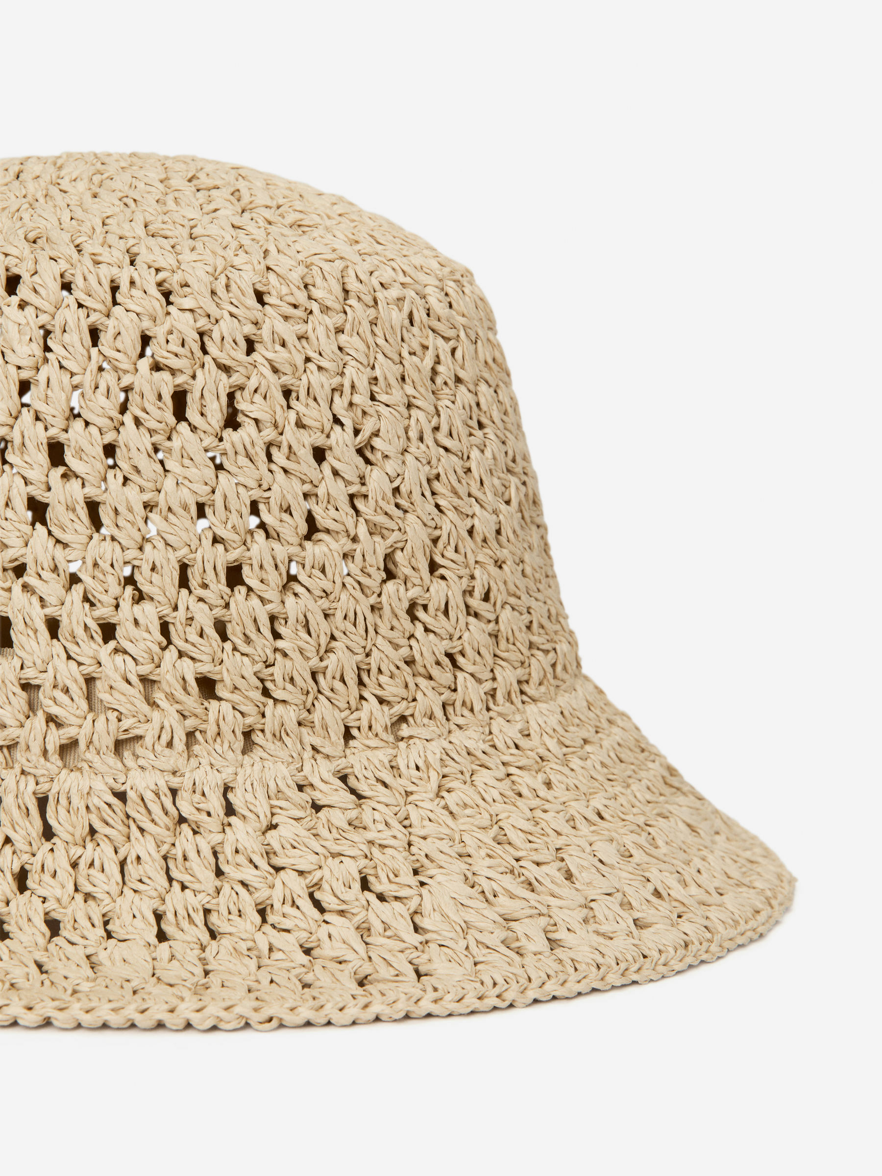 Straw Bucket Hat - Beige - Women - StillMedia/DescriptiveDetail - 2