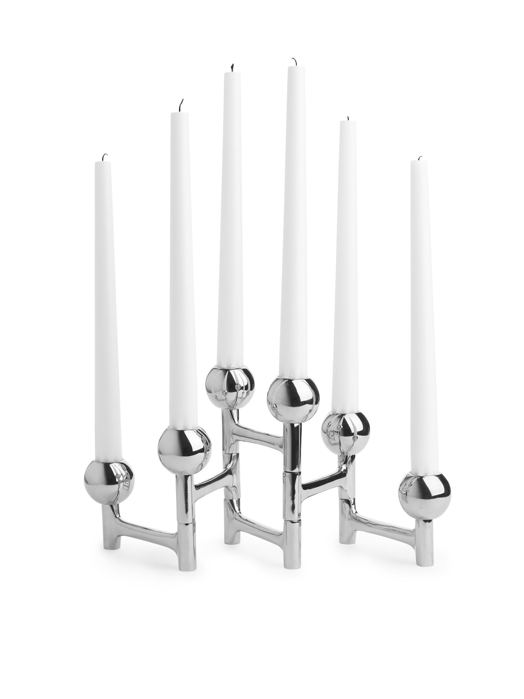 Polspotten Folded Candle Holder - Silver - Homeware - StillMedia/DescriptiveStillLife - 1