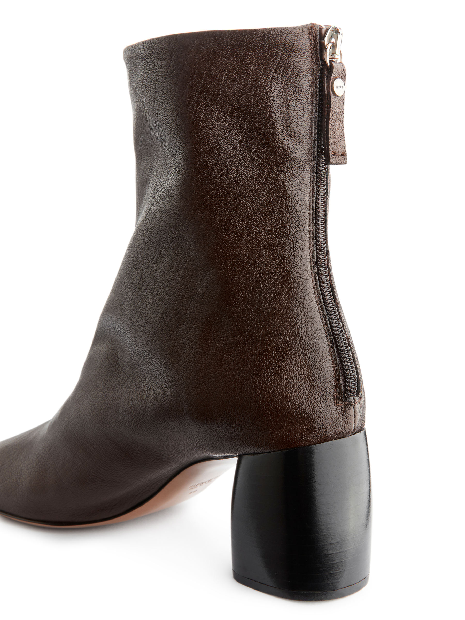 Sock Boot aus Leder - Dunkelbraun - Damen - StillMedia/DescriptiveDetail - 3