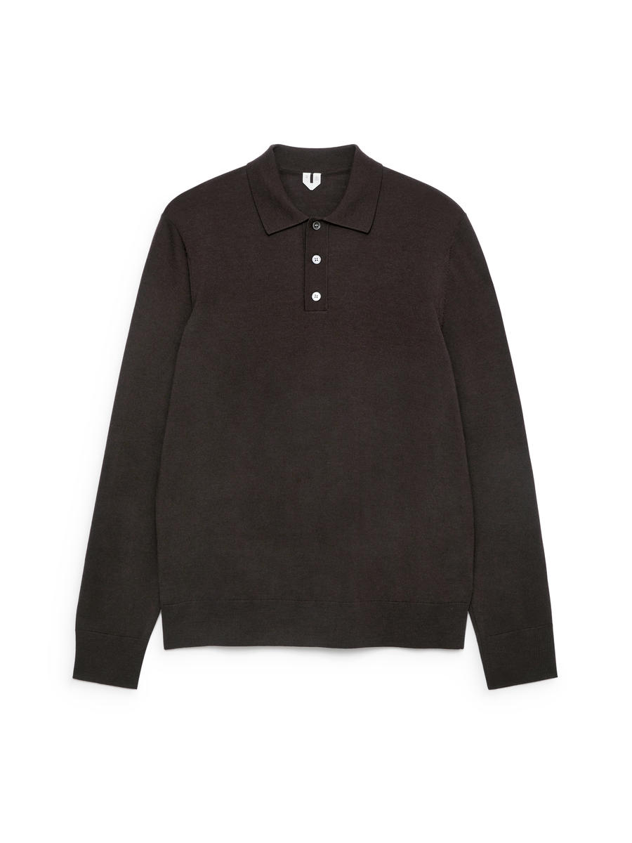 Merino polo jumper best sale