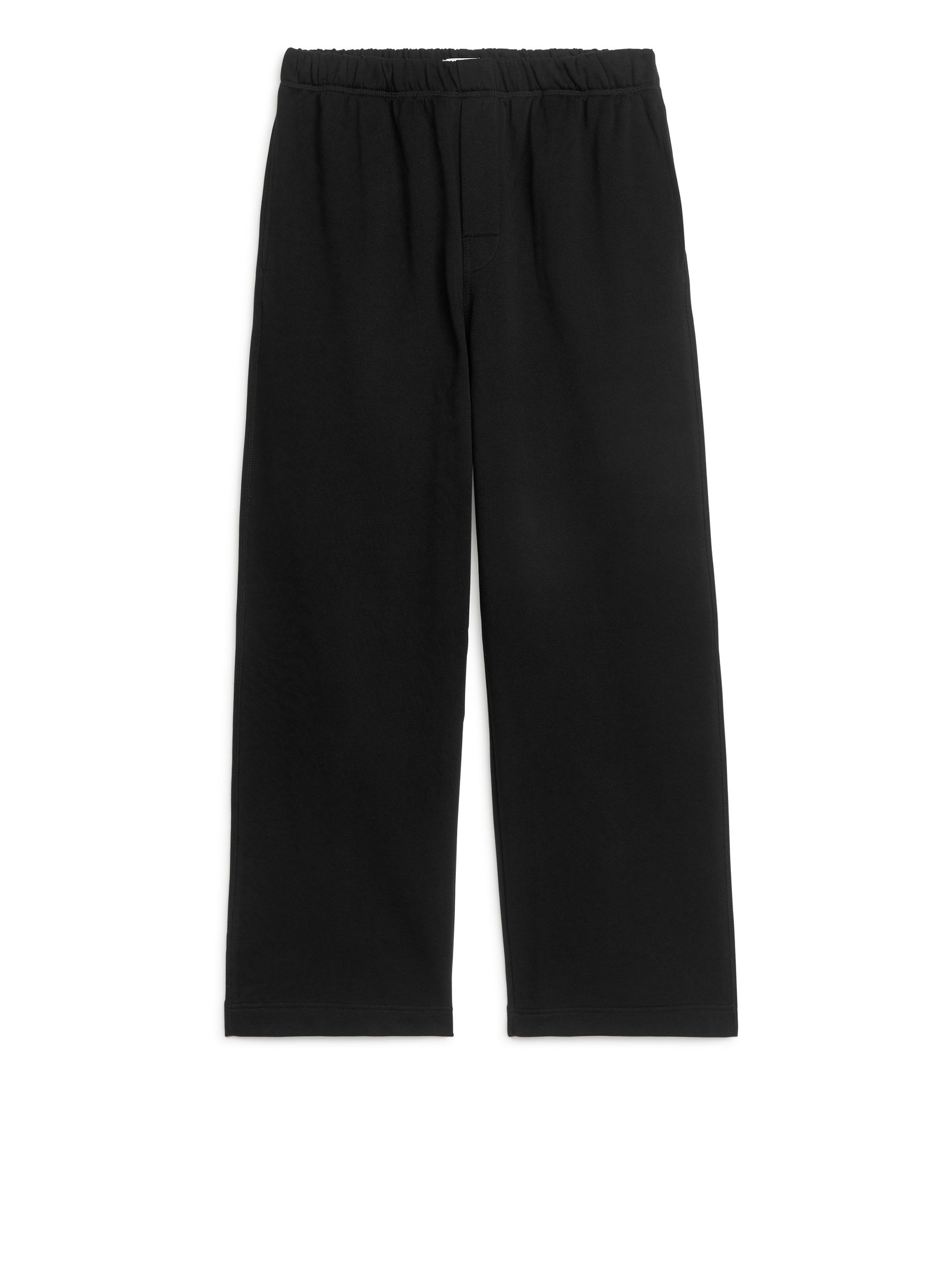 Cotton Jersey Trousers - Black - Regular fit - Men - StillMedia/DescriptiveStillLife - 1