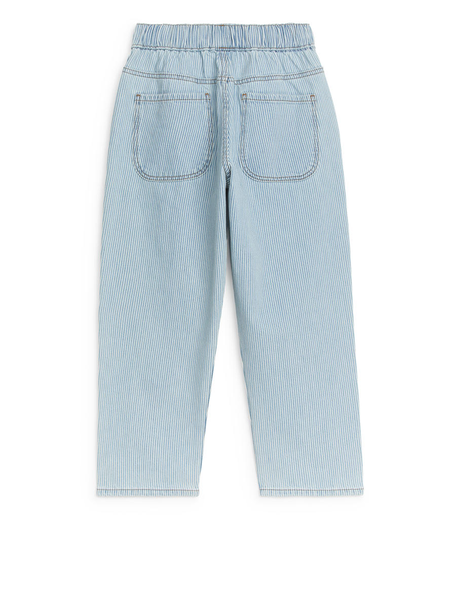 Hickory Stripe Trousers - Light Blue - Relaxed fit - Children - 1203643001