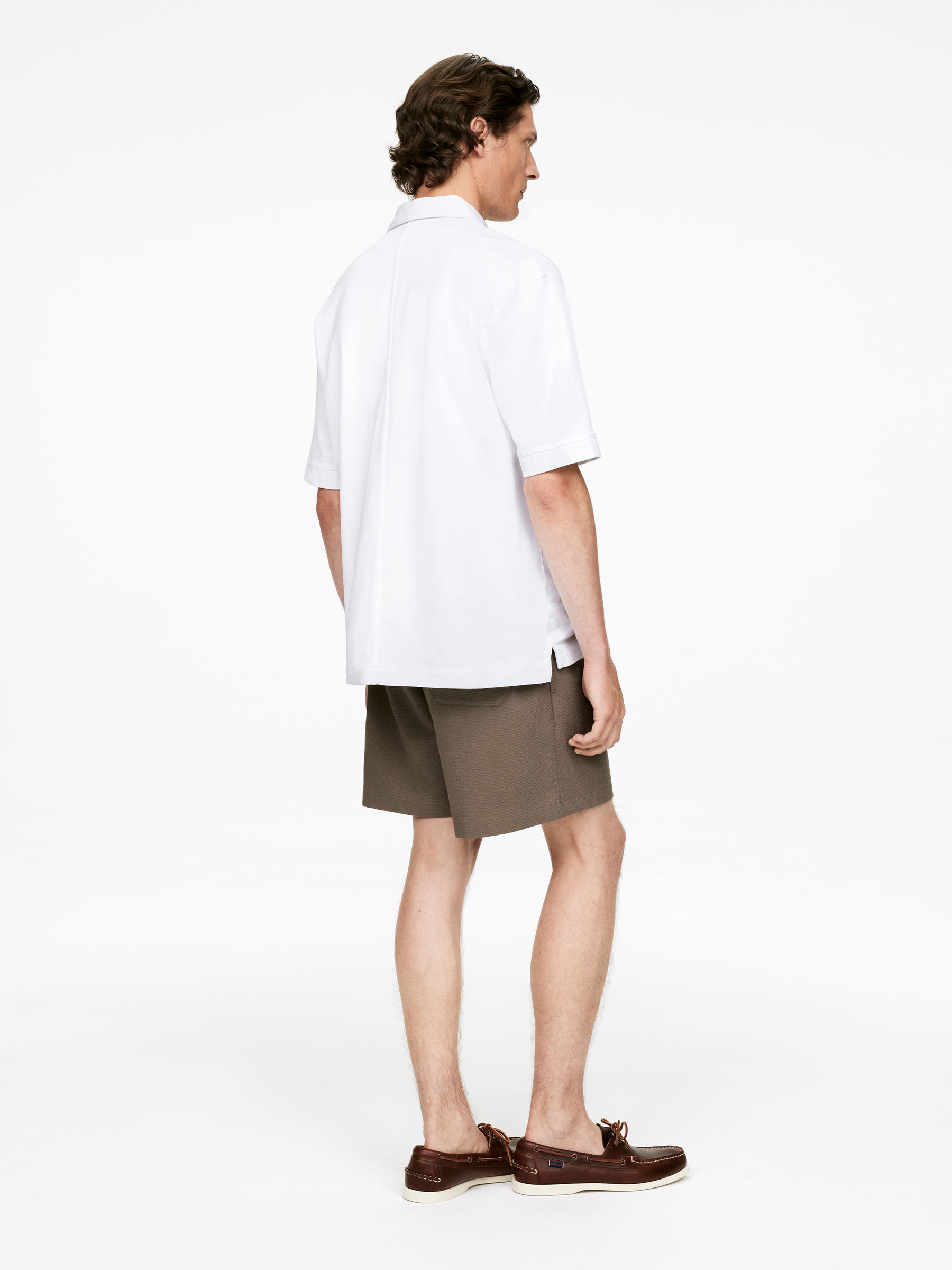 Polo Shirt - White - Loose fit - Men - StillMedia/Lookbook - 6