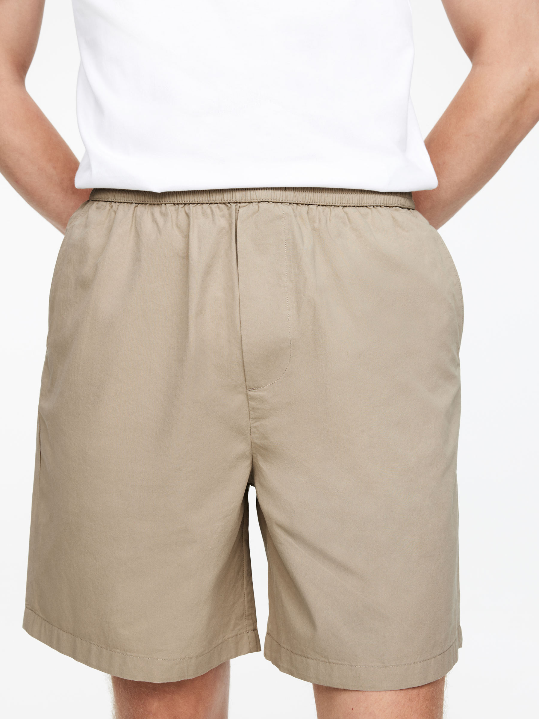 Cotton Shorts - Mole - Regular fit - Men - StillMedia/Lookbook - 3