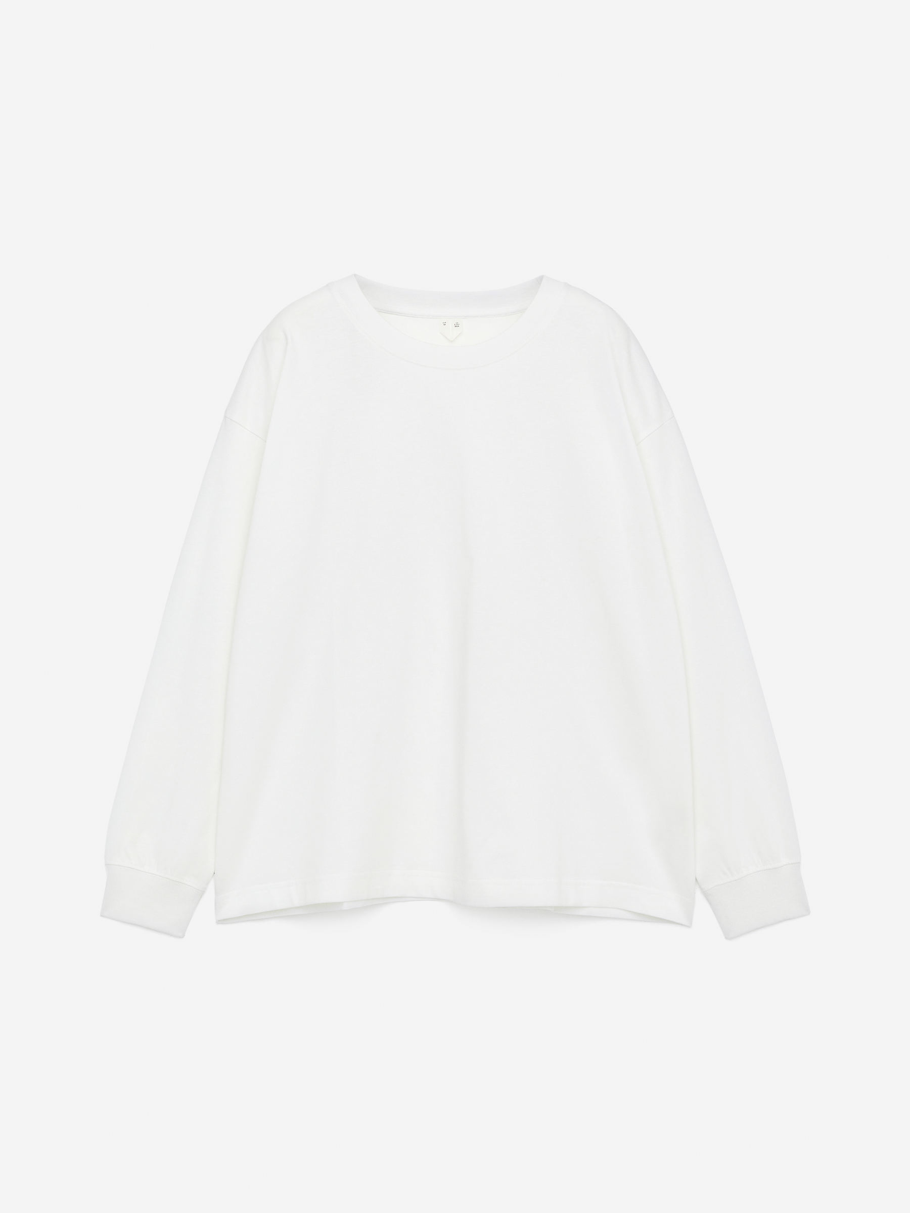 Long-Sleeved T-Shirt-White-16030
