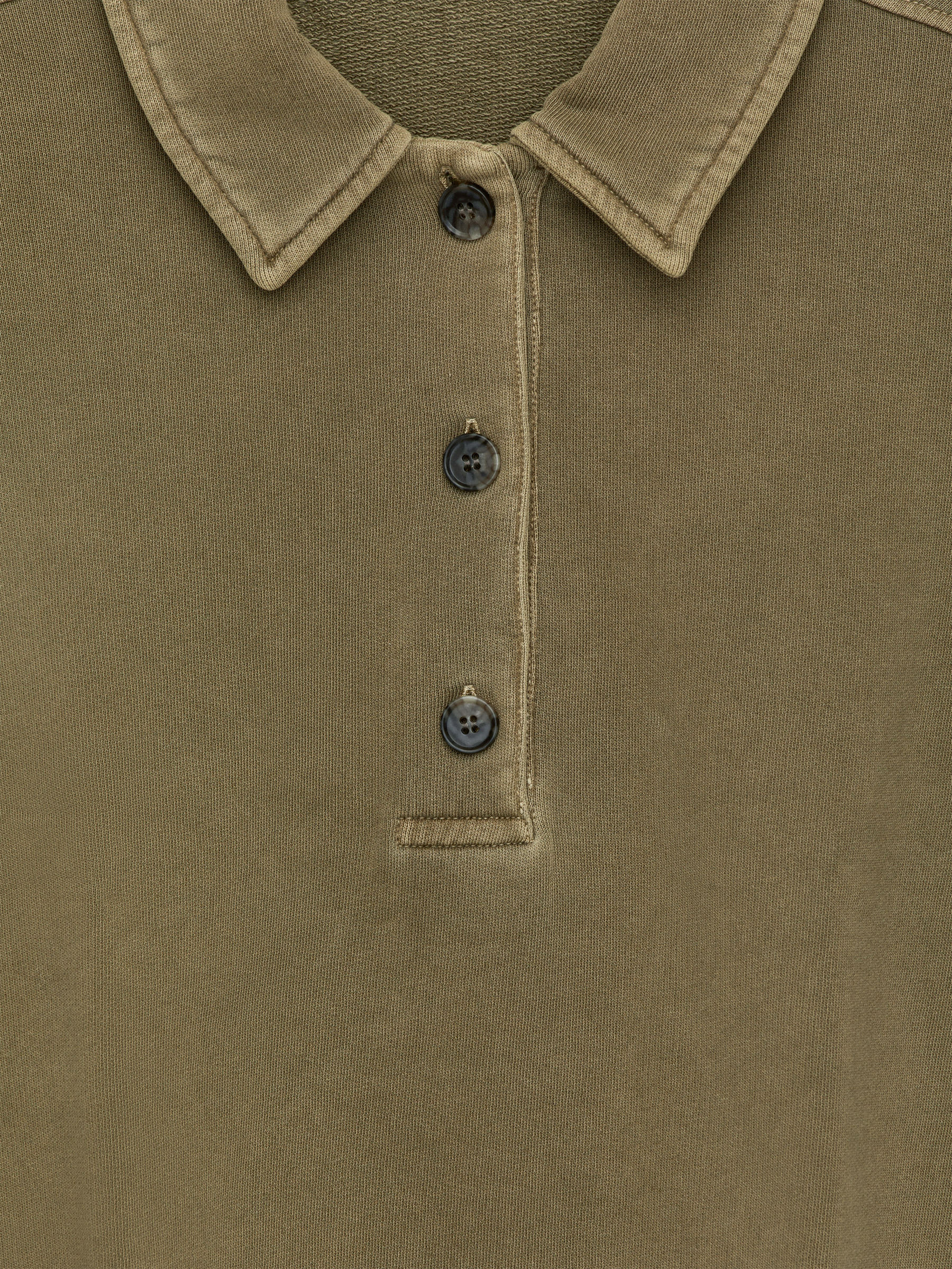 Sweat polo - Vert kaki - Regular fit - Femme - StillMedia/DescriptiveDetail - 1