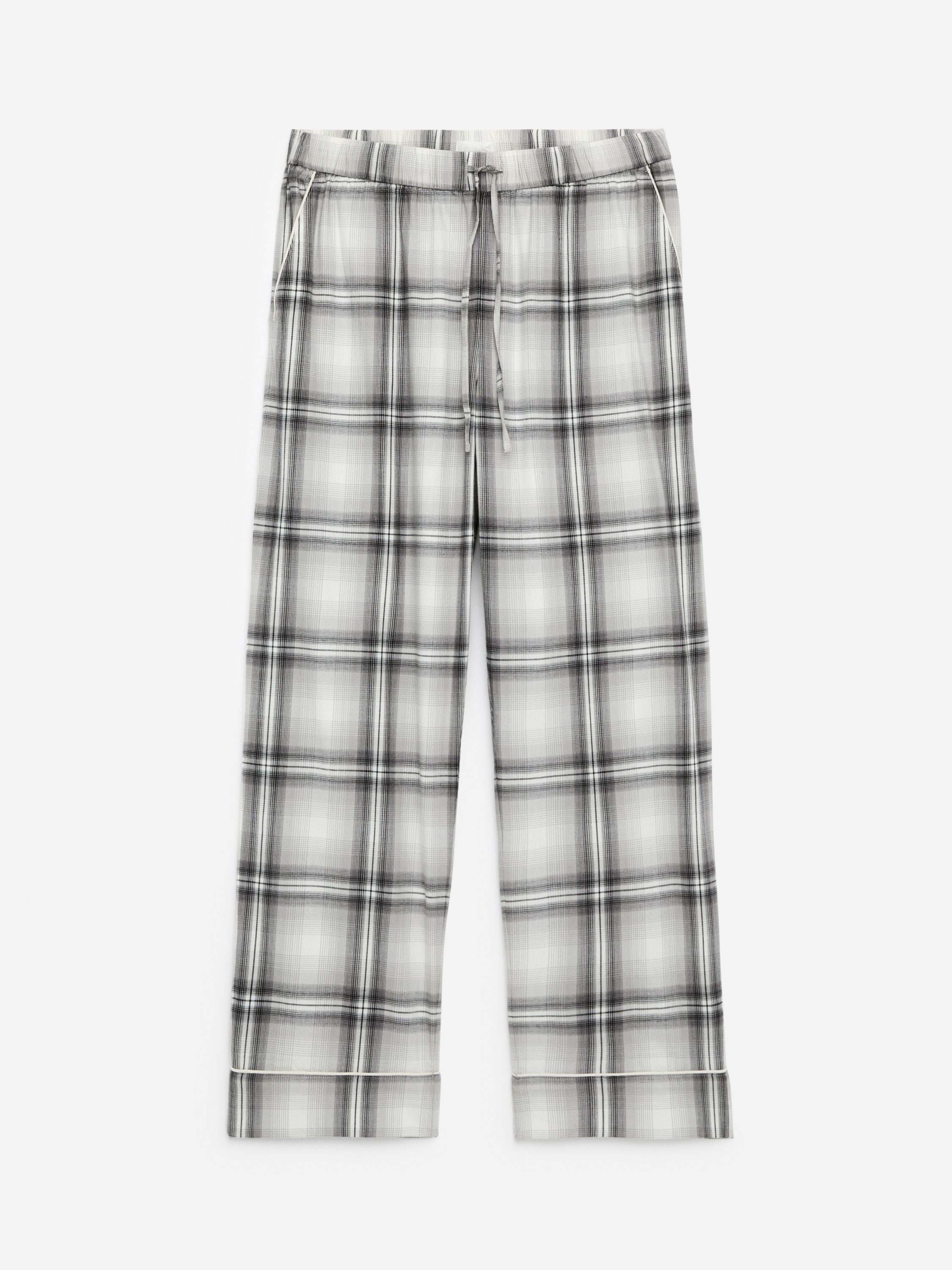 Flannel Trousers – Grey/Checkered – Women – ARKET WW Flannel Trousers – Grey/Checkered – Women – ARKET WW