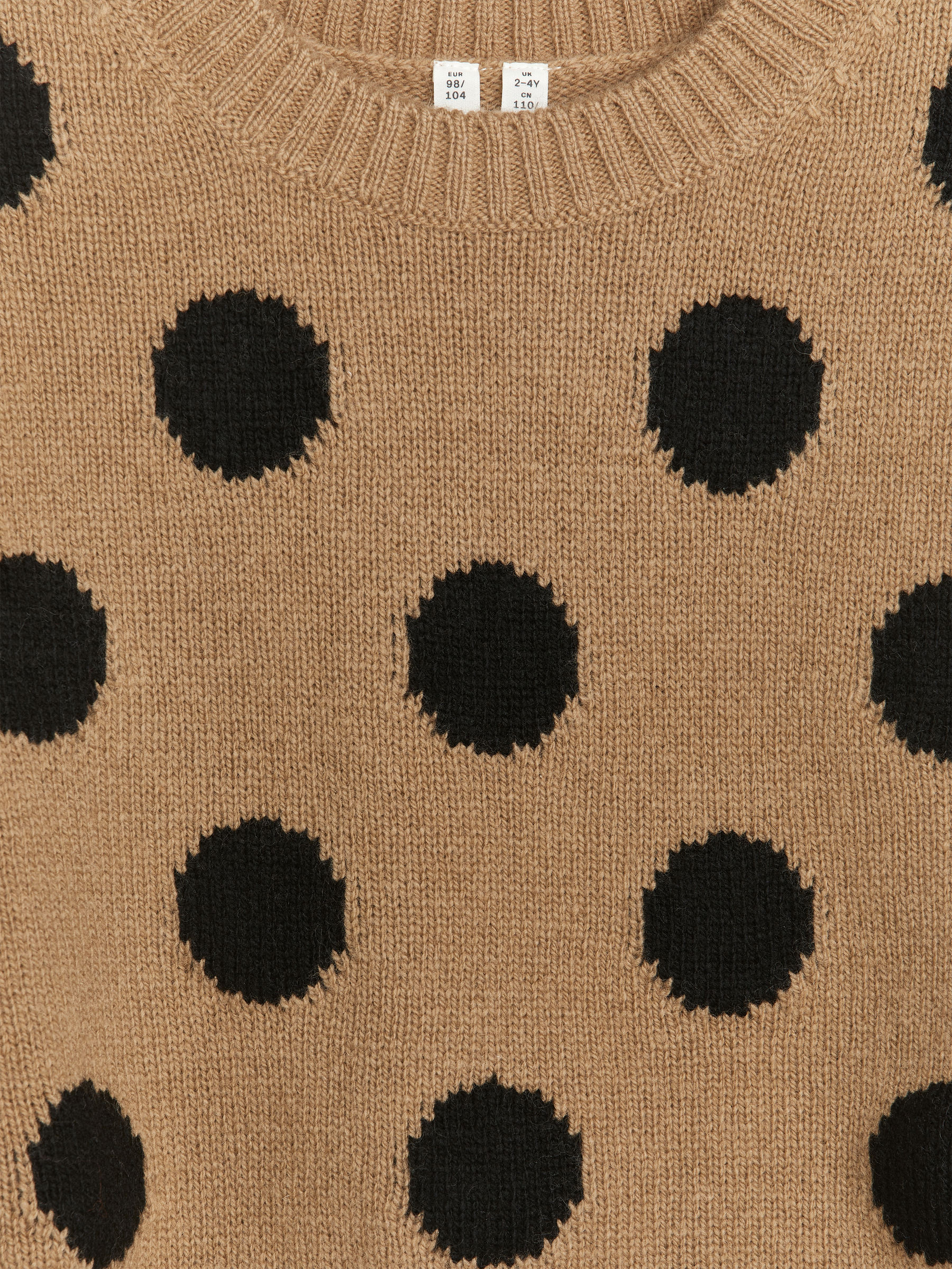 Ulltröja - Beige/svart - Regular fit - Children - StillMedia/DescriptiveDetail - 1