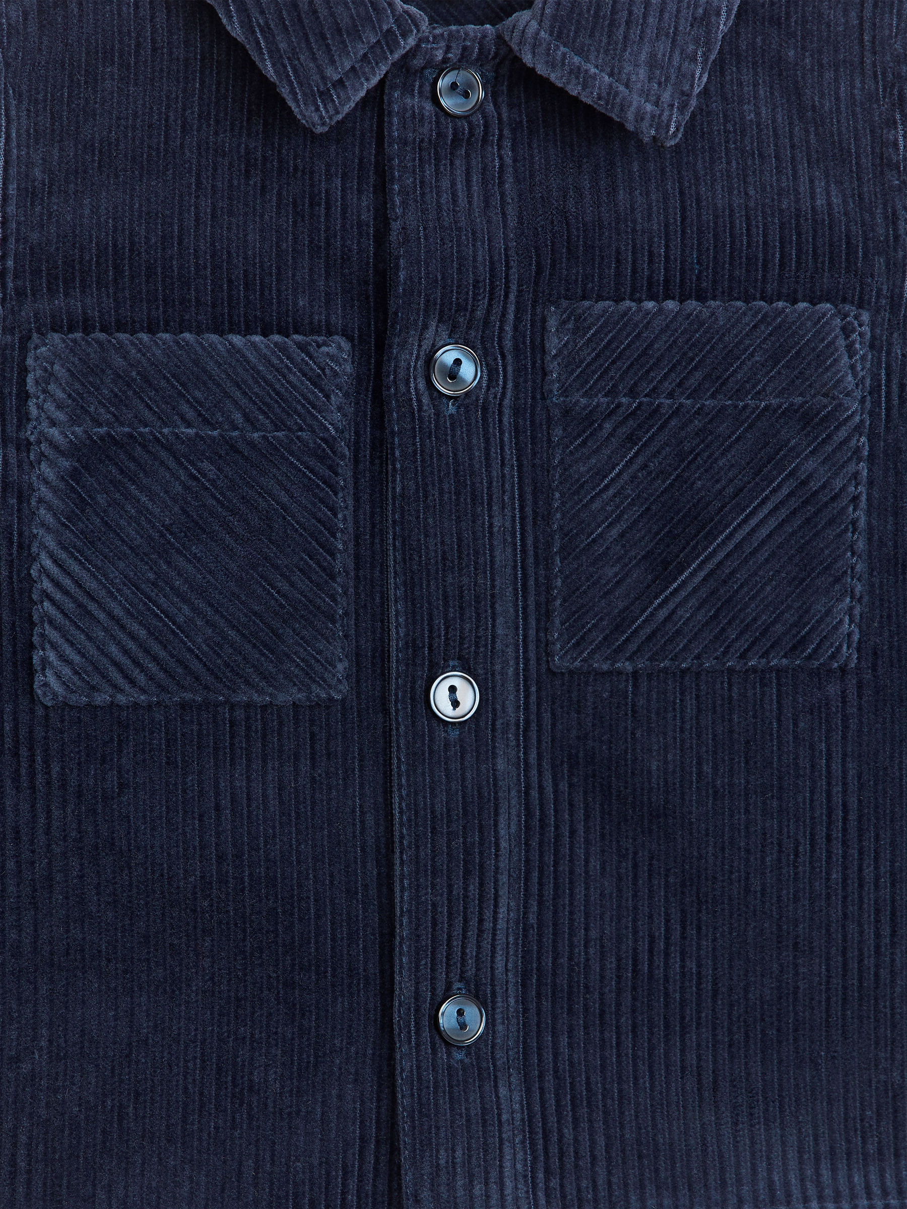 Sobrecamisa de pana - Azul oscuro - Corte estándar - Children - StillMedia/DescriptiveDetail - 1