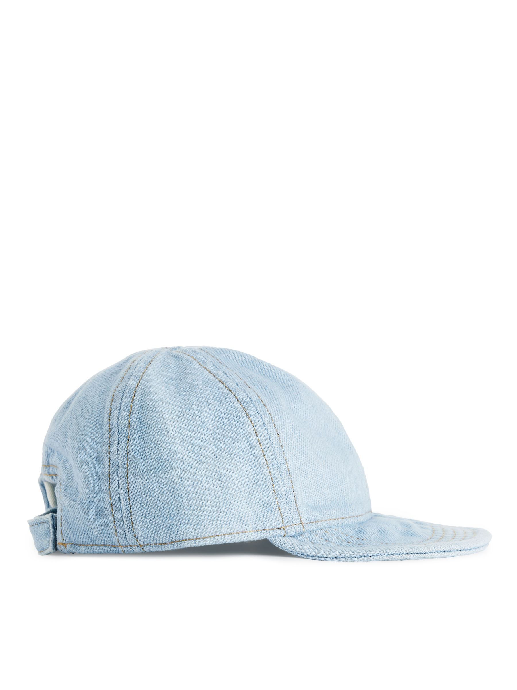 Denim Cap-#7EA0B6-7663