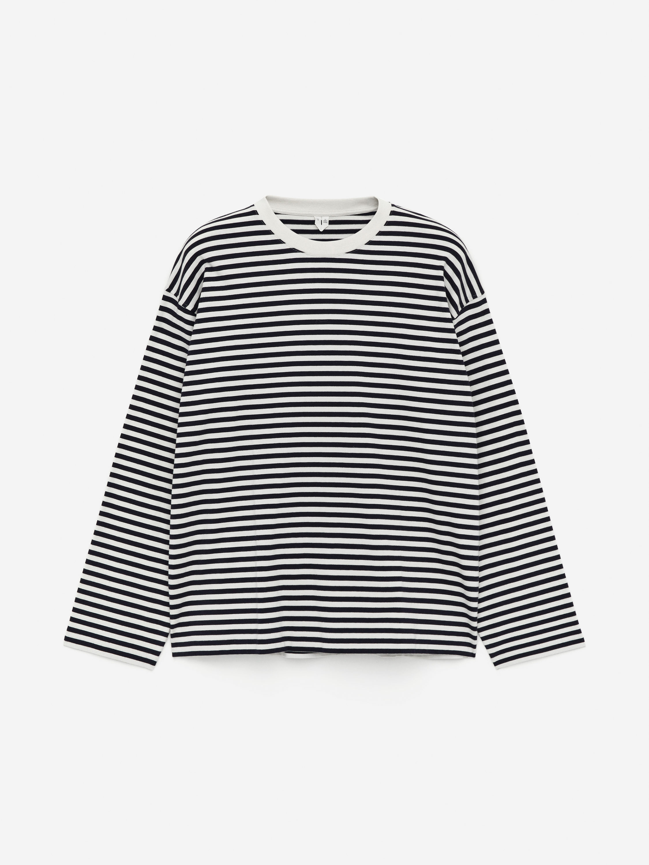 Striped T-Shirt – Bright Blue/Off White – Men – ARKET WW